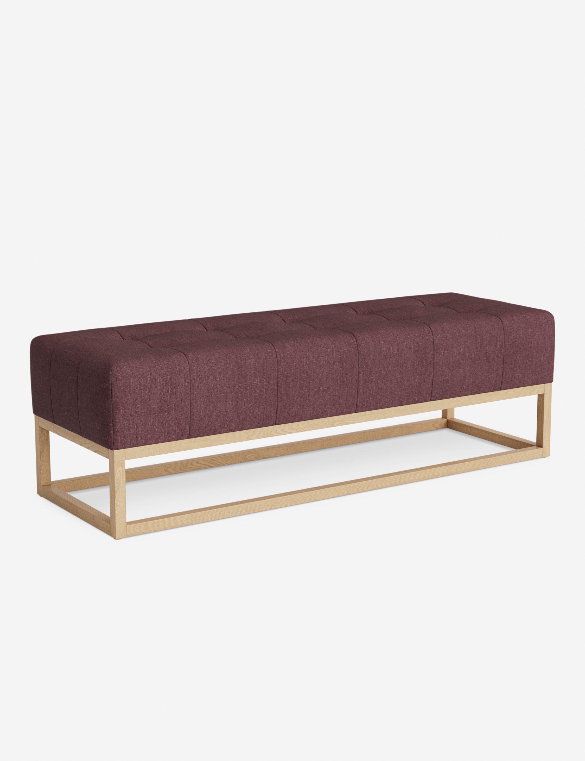 Banc - Alliant des éléments sur mesure à un confort transitoire, ce banc capitonné de la collection pour Lulu and Georgia est le