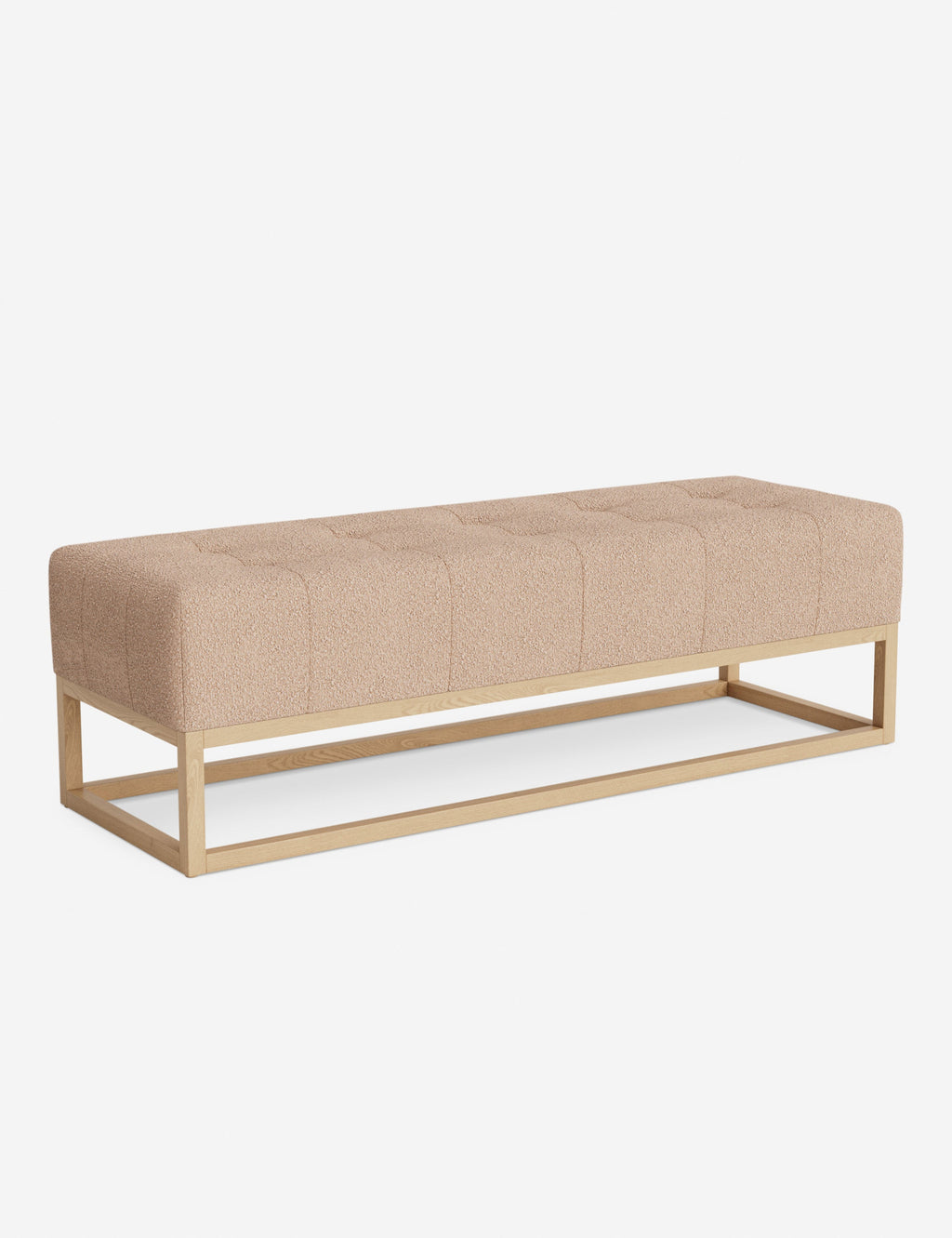 Banc - Alliant des éléments sur mesure à un confort transitoire, ce banc capitonné de la collection pour Lulu and Georgia est le