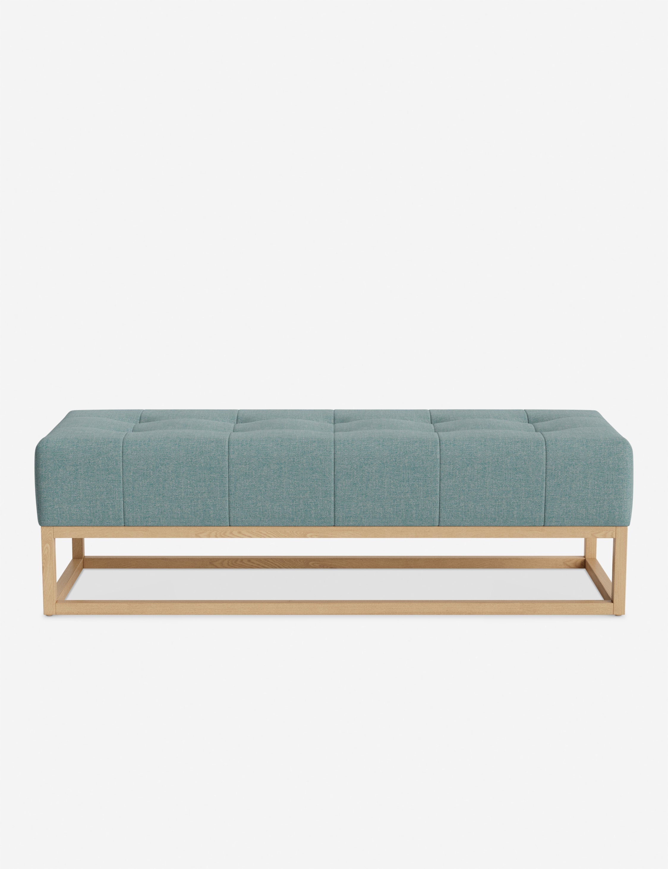 Banc - Alliant des éléments sur mesure à un confort transitoire, ce banc capitonné de la collection pour Lulu and Georgia est le