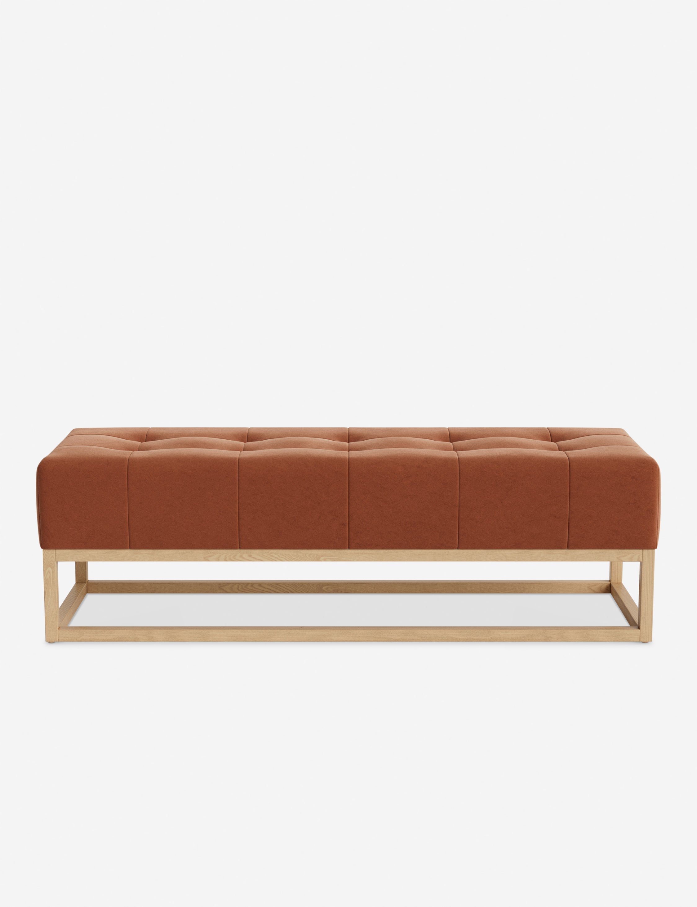 Banc - Alliant des éléments sur mesure à un confort transitoire, ce banc capitonné de la collection pour Lulu and Georgia est le