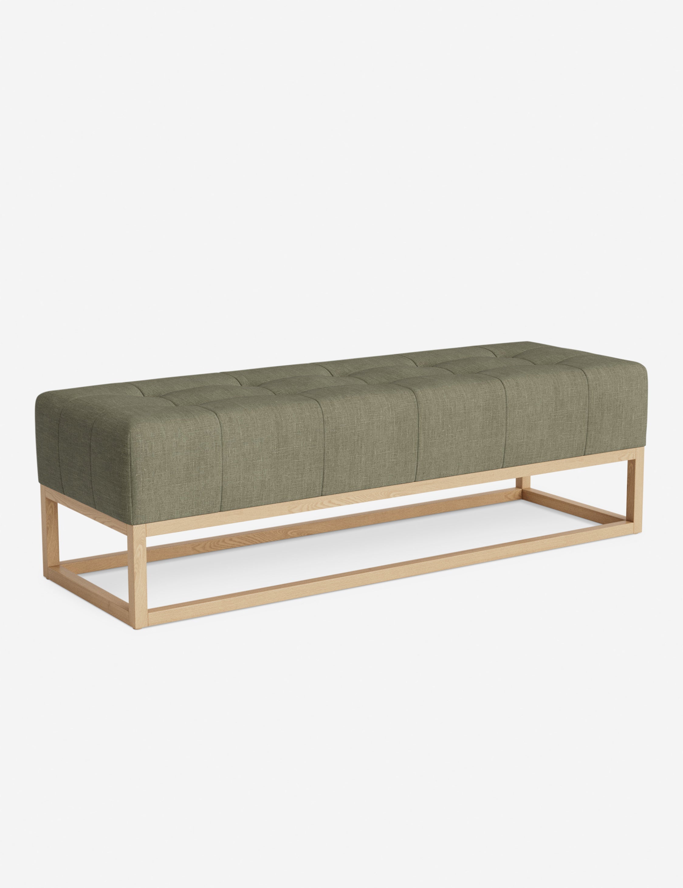 Banc - Alliant des éléments sur mesure à un confort transitoire, ce banc capitonné de la collection pour Lulu and Georgia est le