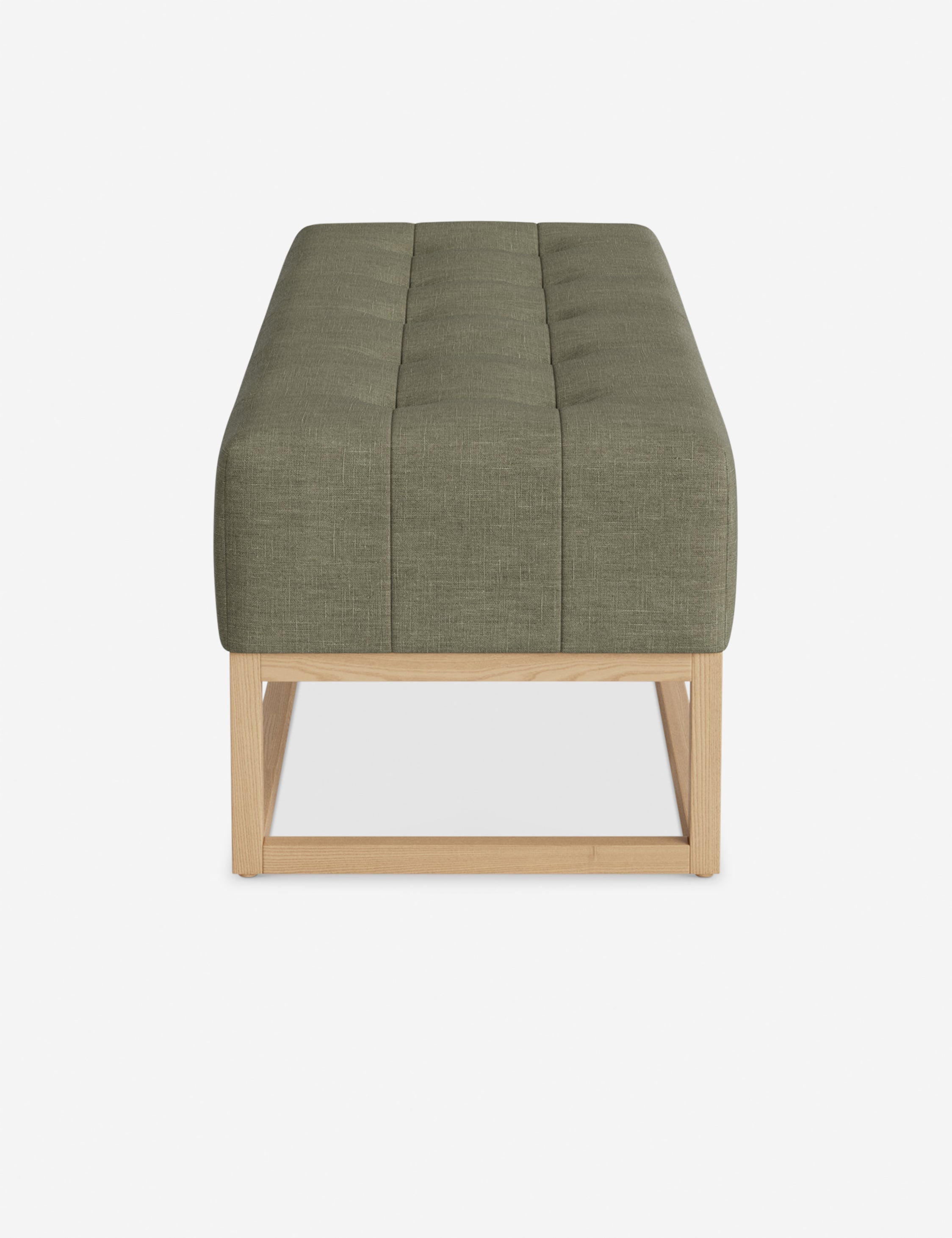Banc - Alliant des éléments sur mesure à un confort transitoire, ce banc capitonné de la collection pour Lulu and Georgia est le