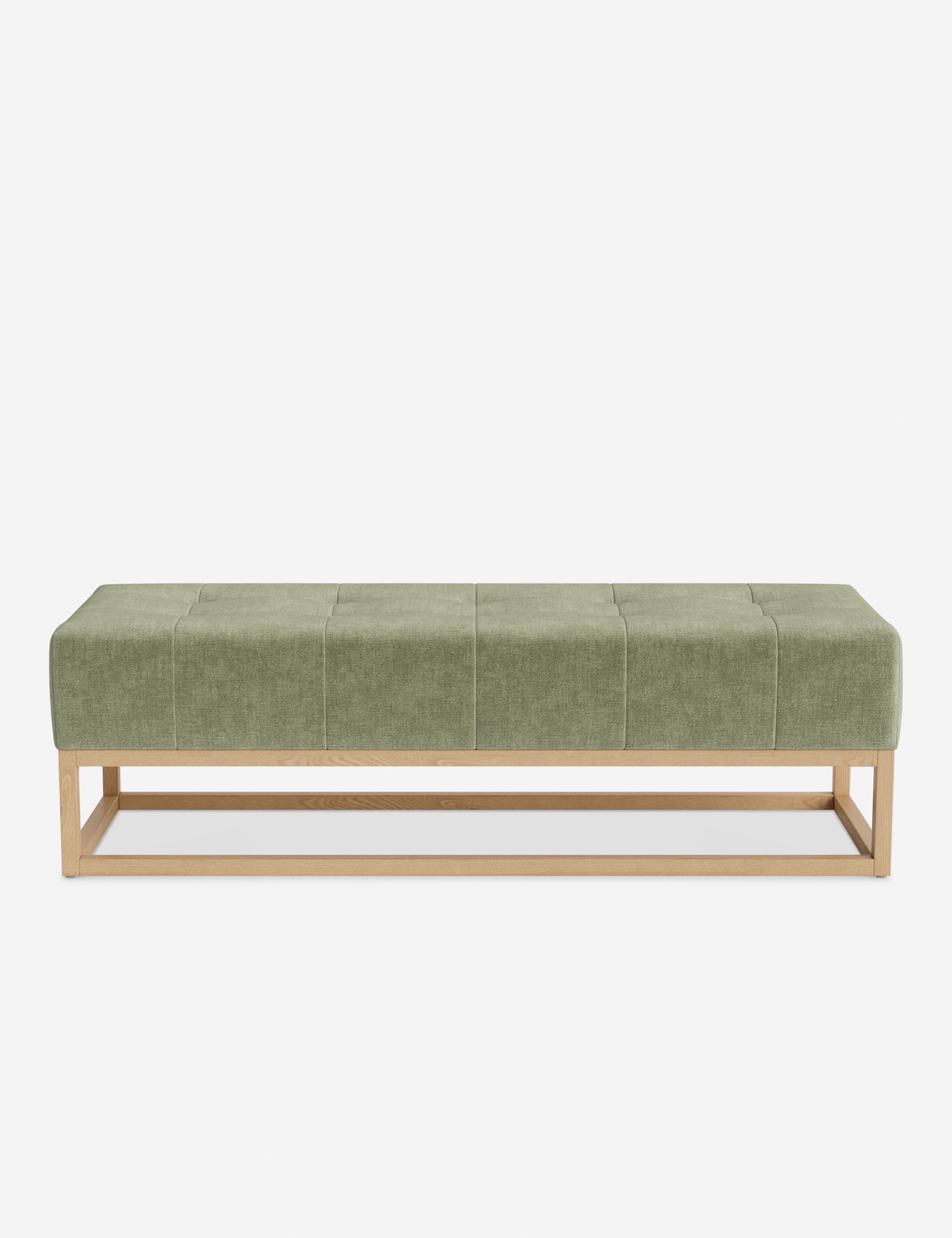 Banc - Alliant des éléments sur mesure à un confort transitoire, ce banc capitonné de la collection pour Lulu and Georgia est le