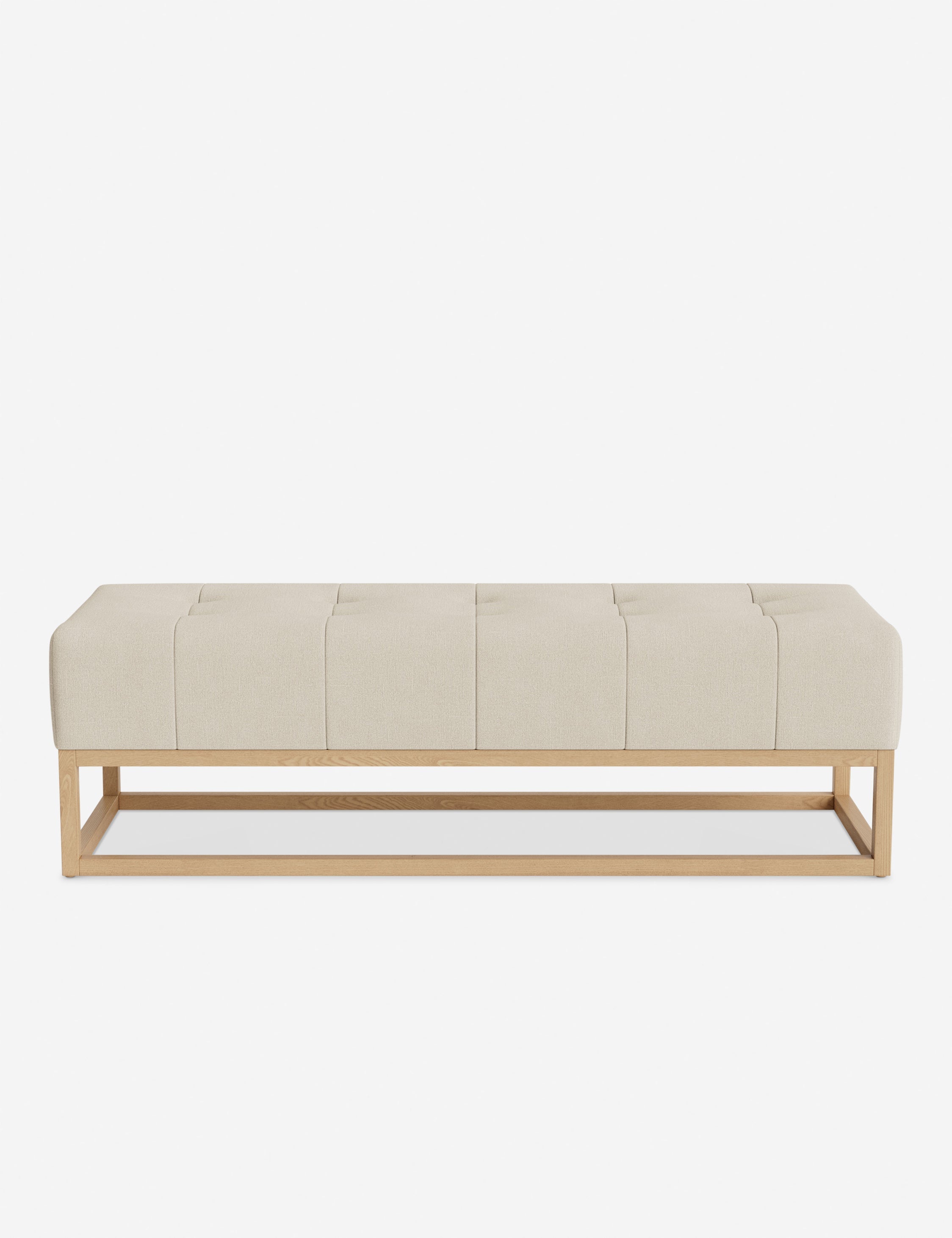 Banc - Alliant des éléments sur mesure à un confort transitoire, ce banc capitonné de la collection pour Lulu and Georgia est le