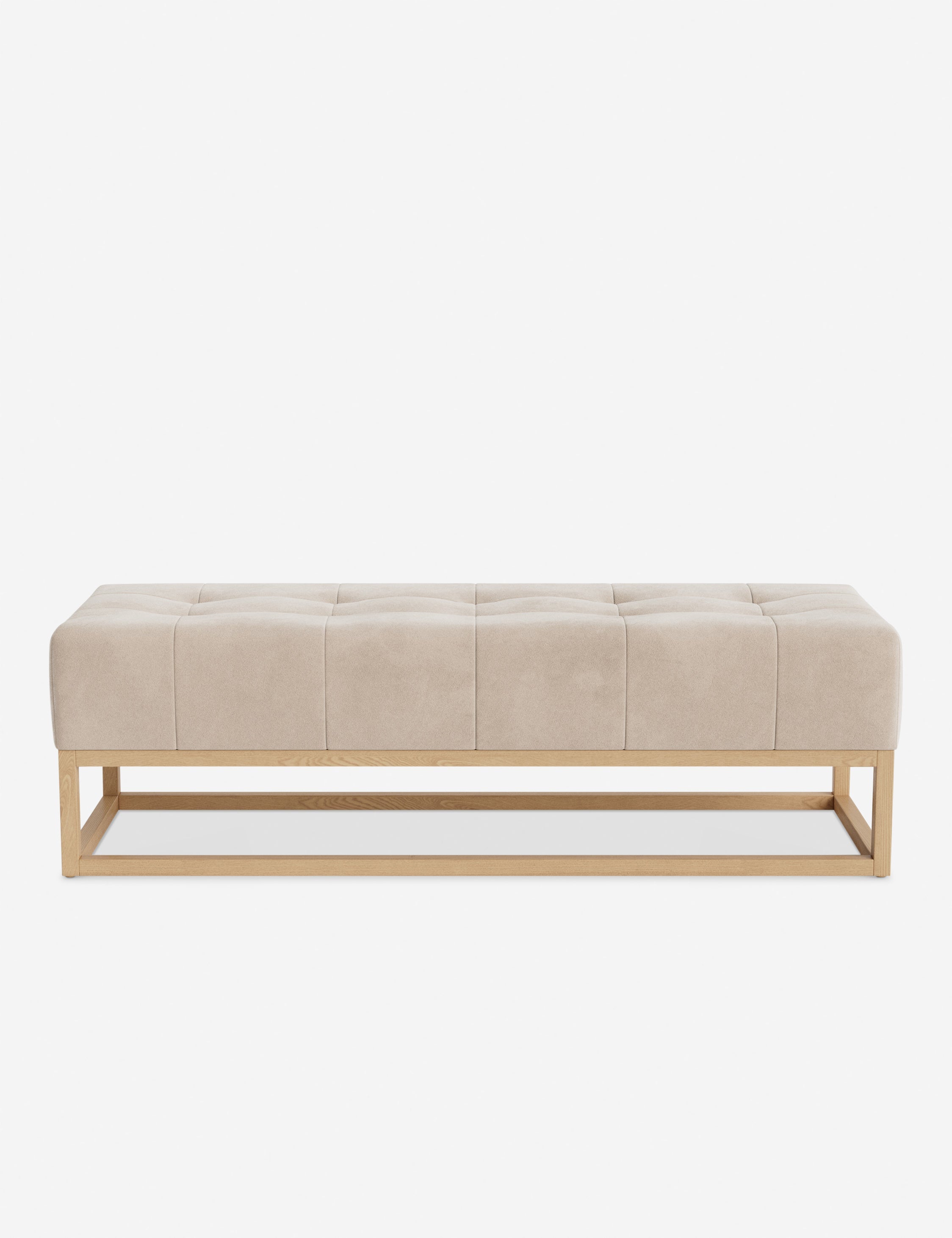 Banc - Alliant des éléments sur mesure à un confort transitoire, ce banc capitonné de la collection pour Lulu and Georgia est le