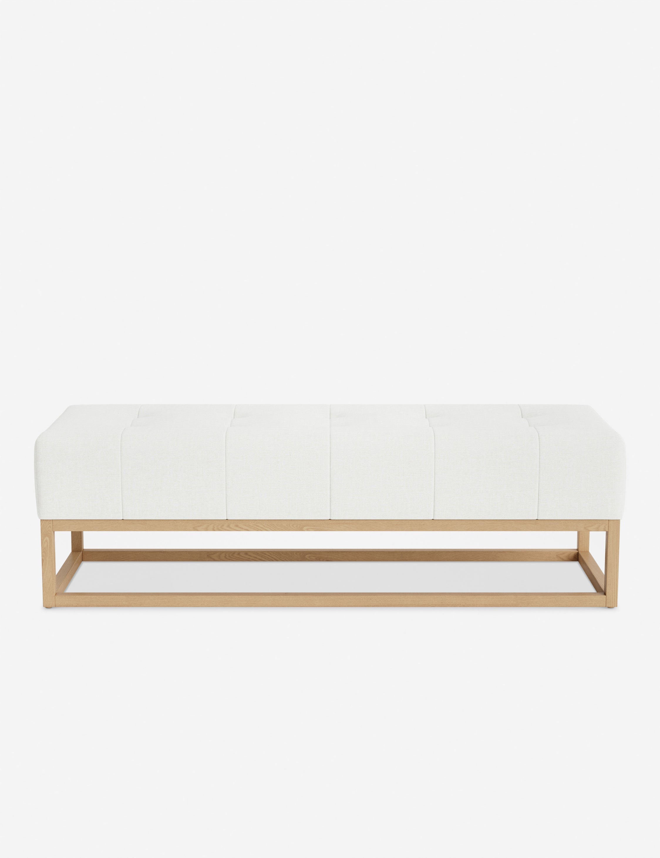 Banc - Alliant des éléments sur mesure à un confort transitoire, ce banc capitonné de la collection pour Lulu and Georgia est le