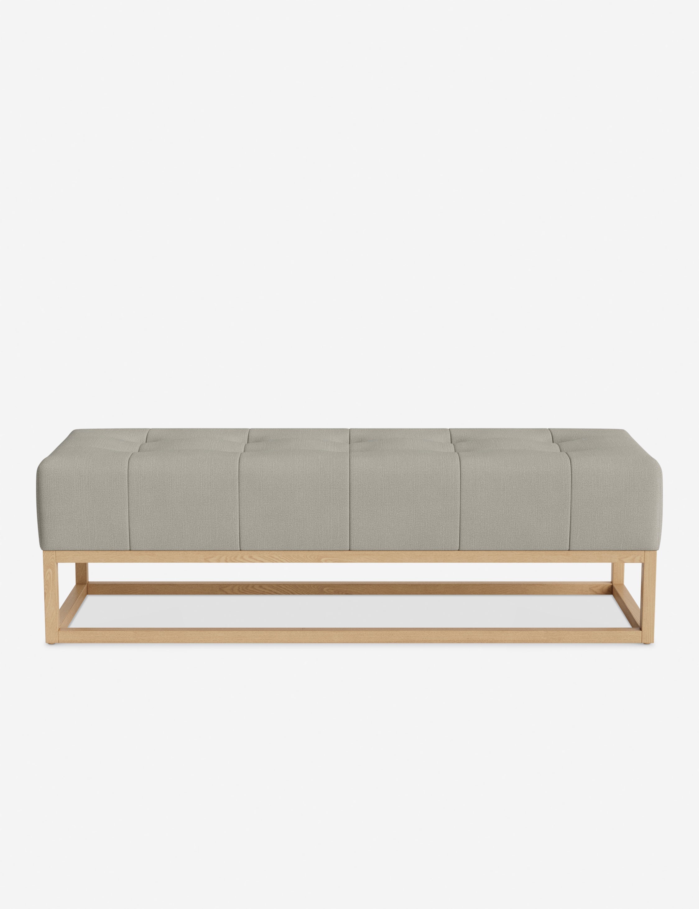 Banc - Alliant des éléments sur mesure à un confort transitoire, ce banc capitonné de la collection pour Lulu and Georgia est le