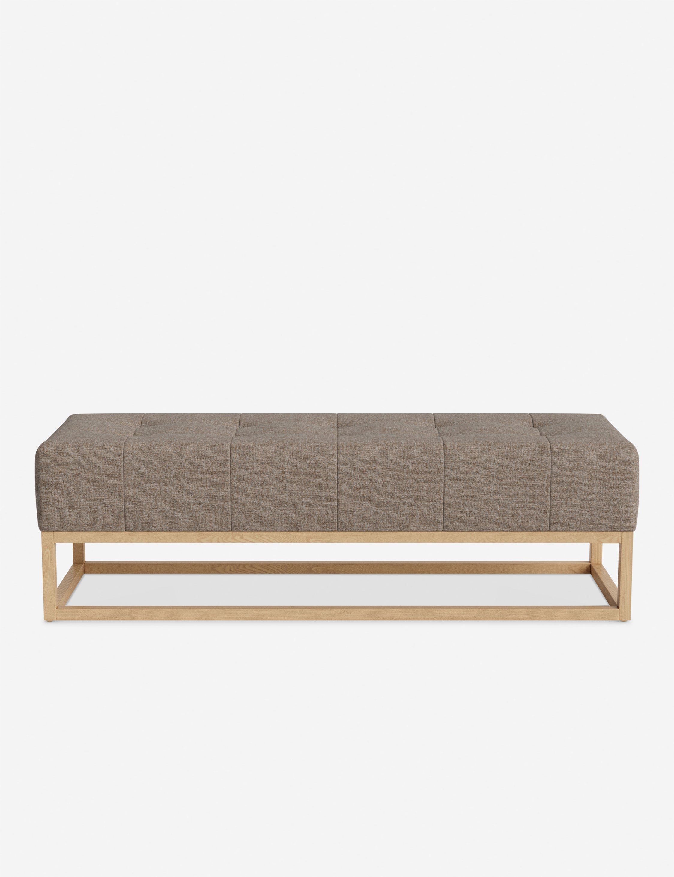 Banc - Alliant des éléments sur mesure à un confort transitoire, ce banc capitonné de la collection pour Lulu and Georgia est le