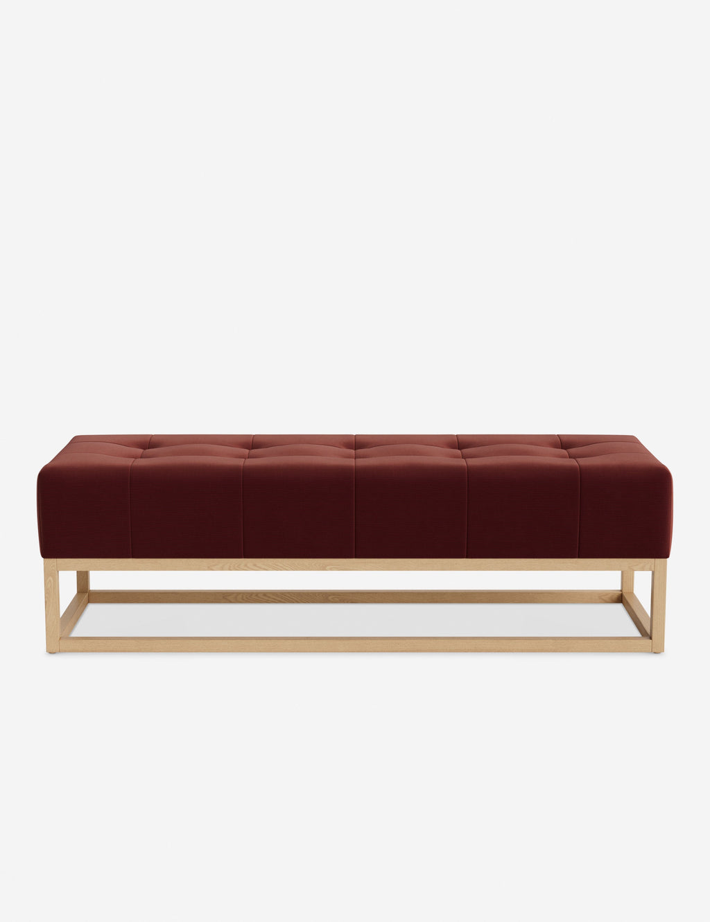 Banc - Alliant des éléments sur mesure à un confort transitoire, ce banc capitonné de la collection pour Lulu and Georgia est le