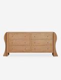 Commode à 6 tiroirs - La commode apporte une touche sculpturale à la chambre