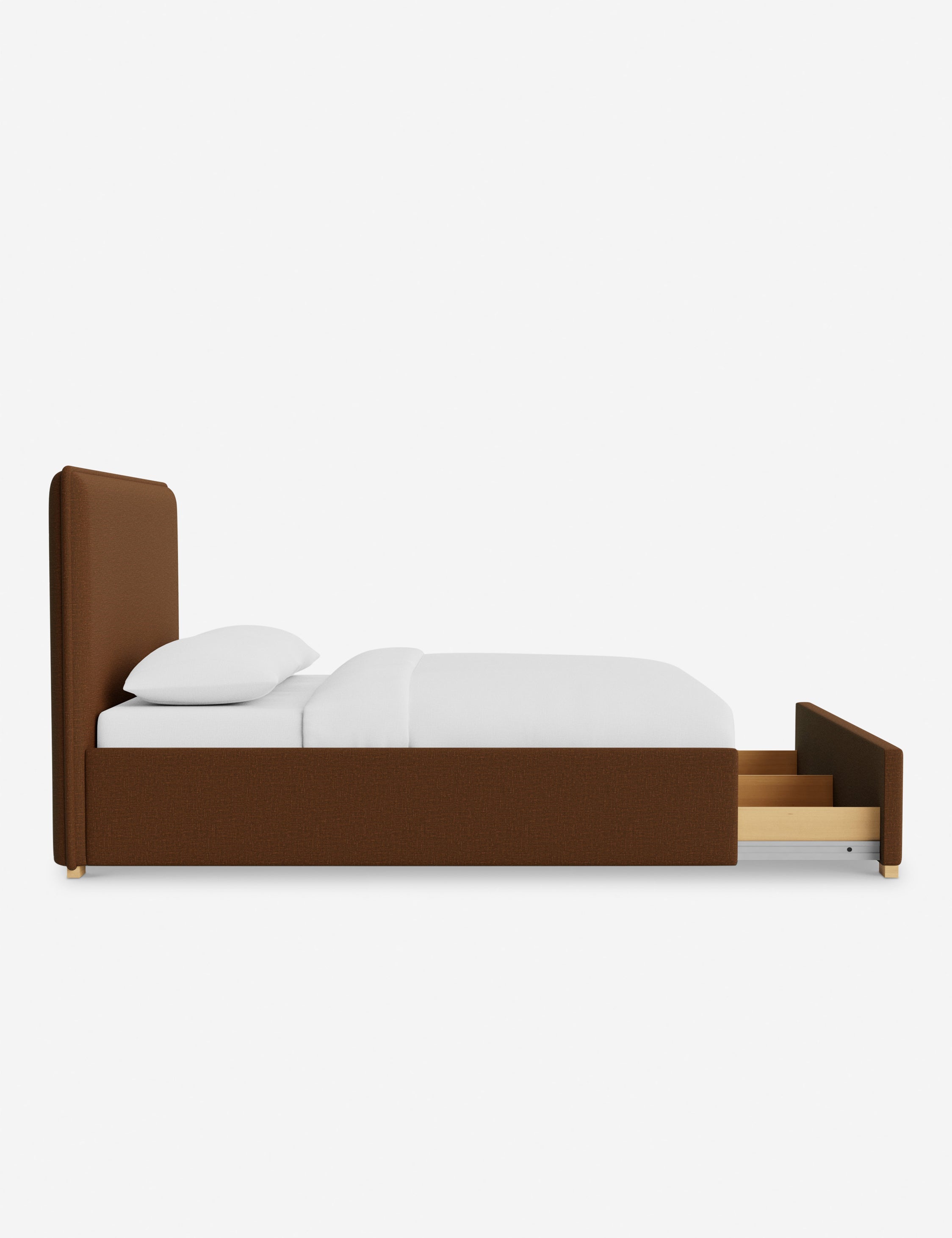 Lit - Le lit allie des lignes douces à une simplicité épurée pour un style à la fois ancré et raffiné