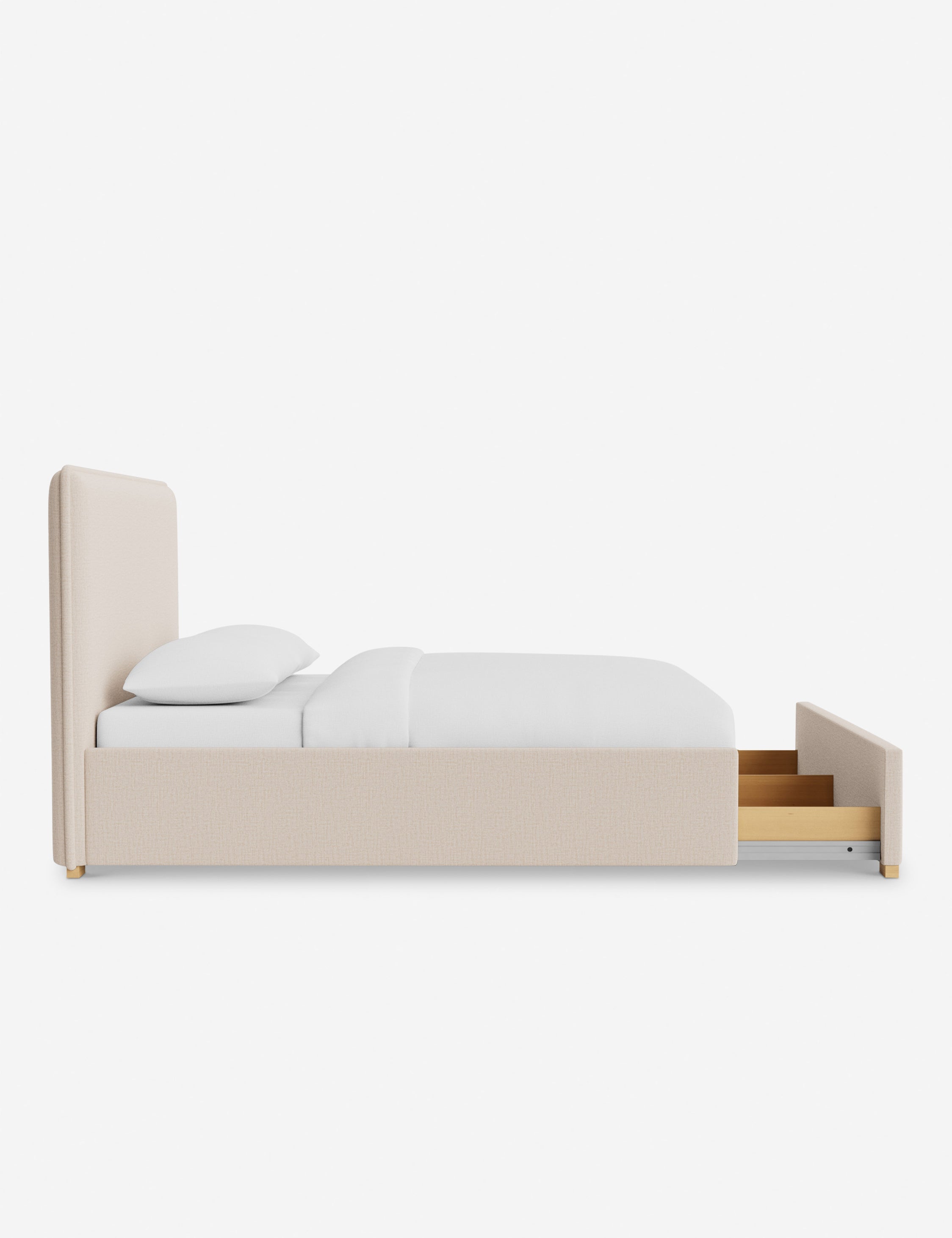 Lit - Le lit allie des lignes douces à une simplicité épurée pour un style à la fois ancré et raffiné