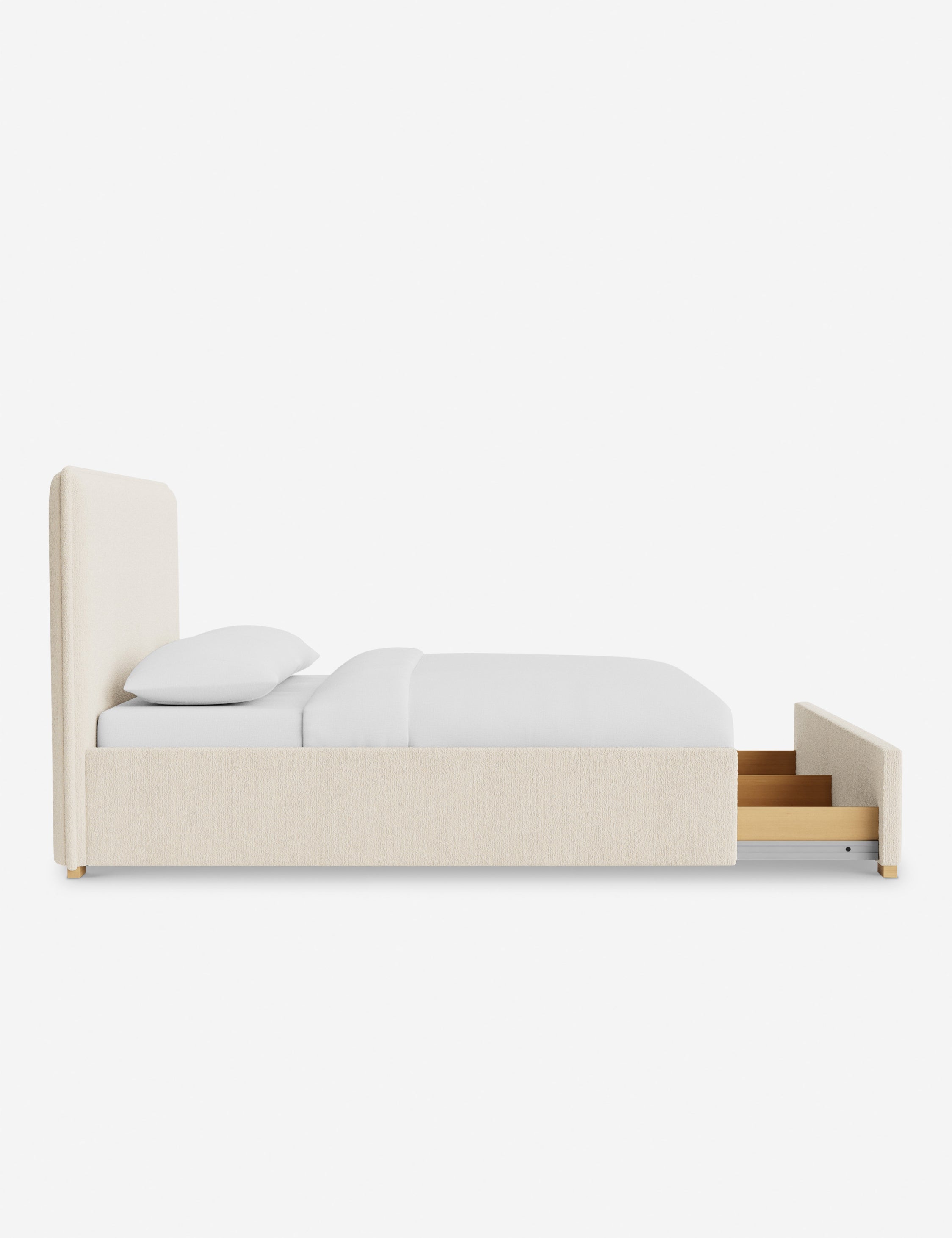 Lit - Le lit allie des lignes douces à une simplicité épurée pour un style à la fois ancré et raffiné
