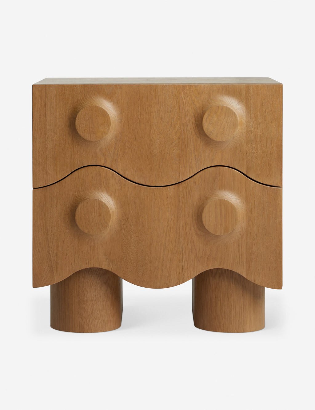 Table de chevet - Notre table de chevet apporte des détails sculpturaux à votre chevet