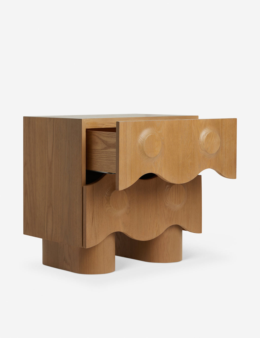 Table de chevet - Notre table de chevet apporte des détails sculpturaux à votre chevet