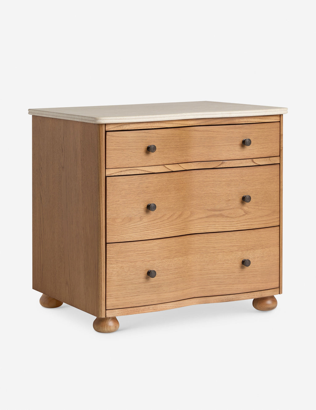 Table de chevet - Cette table de chevet est une réinterprétation raffinée de la table de chevet classique, tout en offrant un grand espace de rangement.
