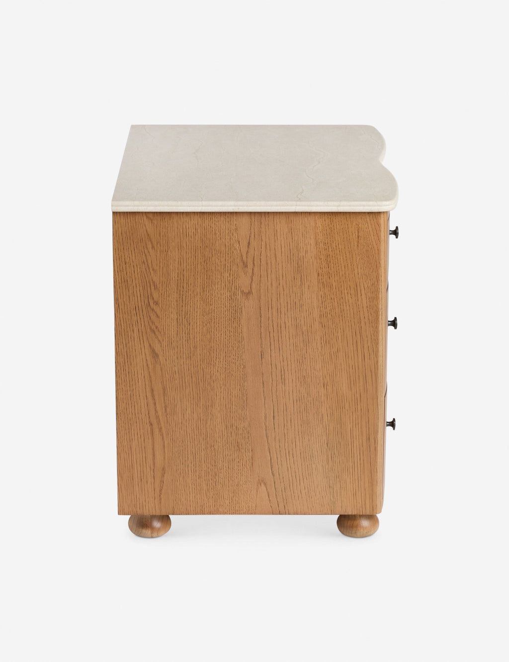 Table de chevet - Cette table de chevet est une réinterprétation raffinée de la table de chevet classique, tout en offrant un grand espace de rangement.
