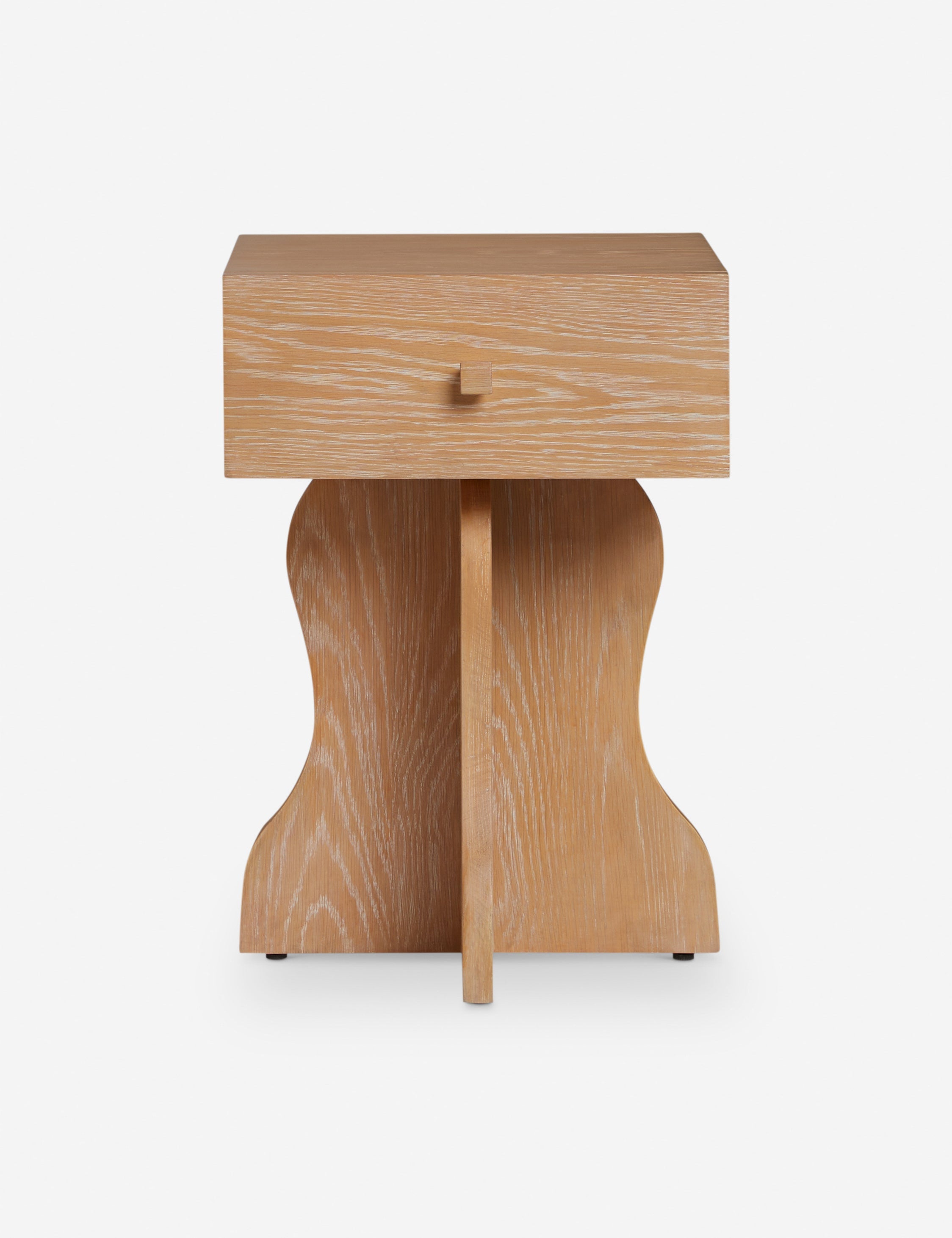 Table de chevet - La table de chevet apporte une touche sculpturale à la chambre