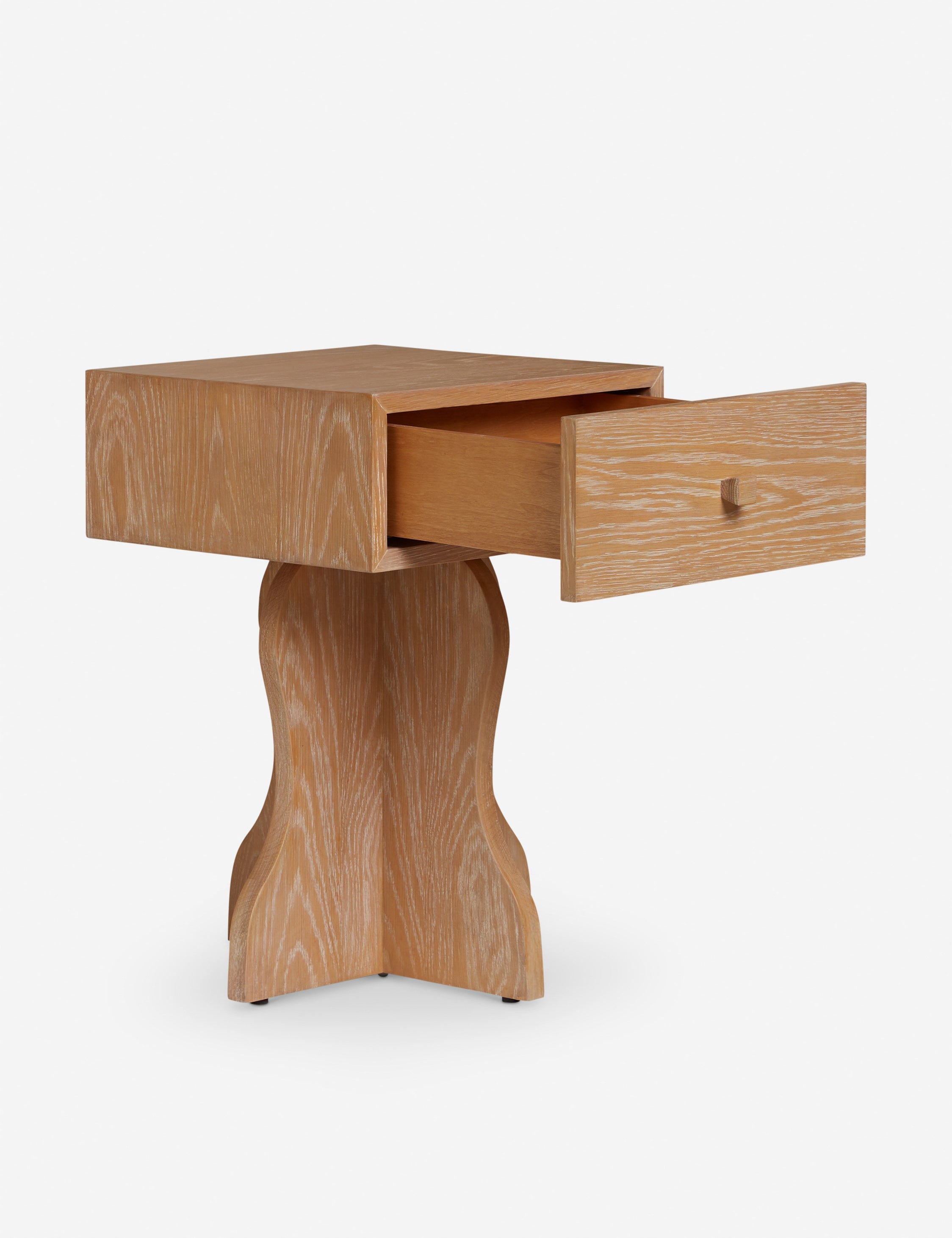 Table de chevet - La table de chevet apporte une touche sculpturale à la chambre