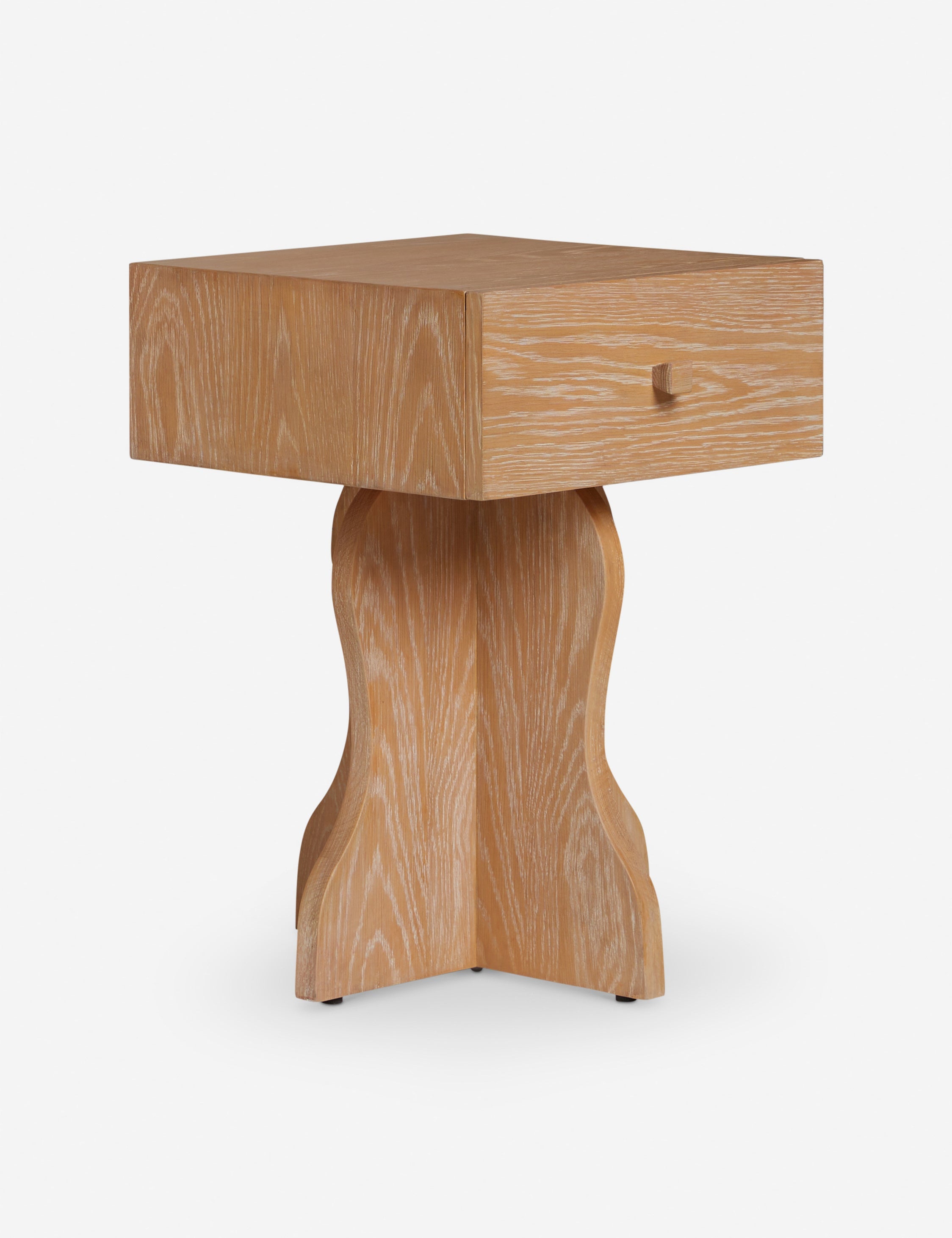 Table de chevet - La table de chevet apporte une touche sculpturale à la chambre