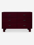 Commode - La commode apporte des couleurs vives aux lignes épurées pour une chambre à coucher simplifiée
