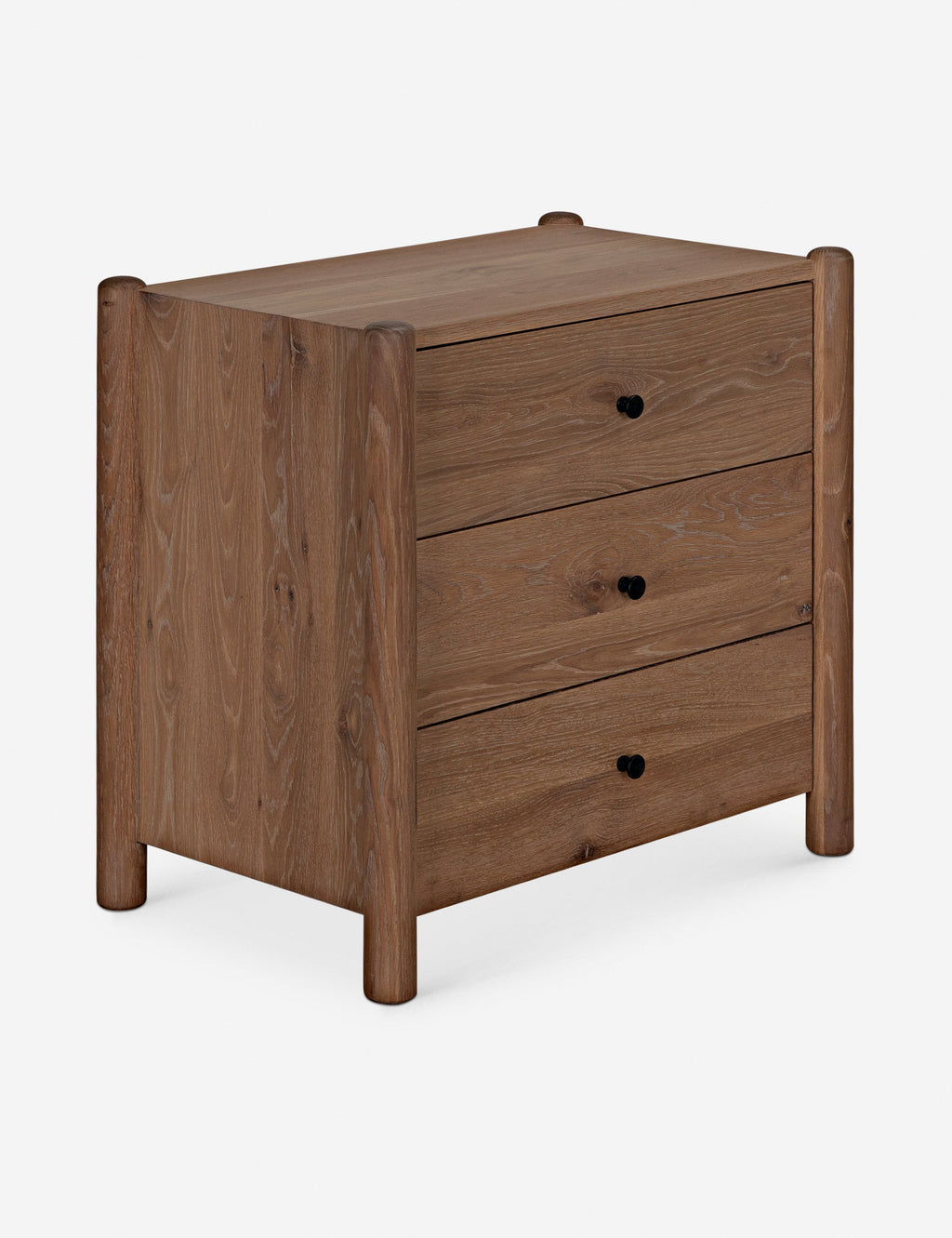 Table de chevet - Betham associe des pieds arrondis à un caisson aux lignes épurées pour un look à la fois sophistiqué et réfléchi.