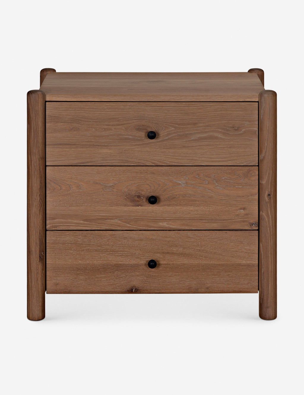 Table de chevet - Betham associe des pieds arrondis à un caisson aux lignes épurées pour un look à la fois sophistiqué et réfléchi.