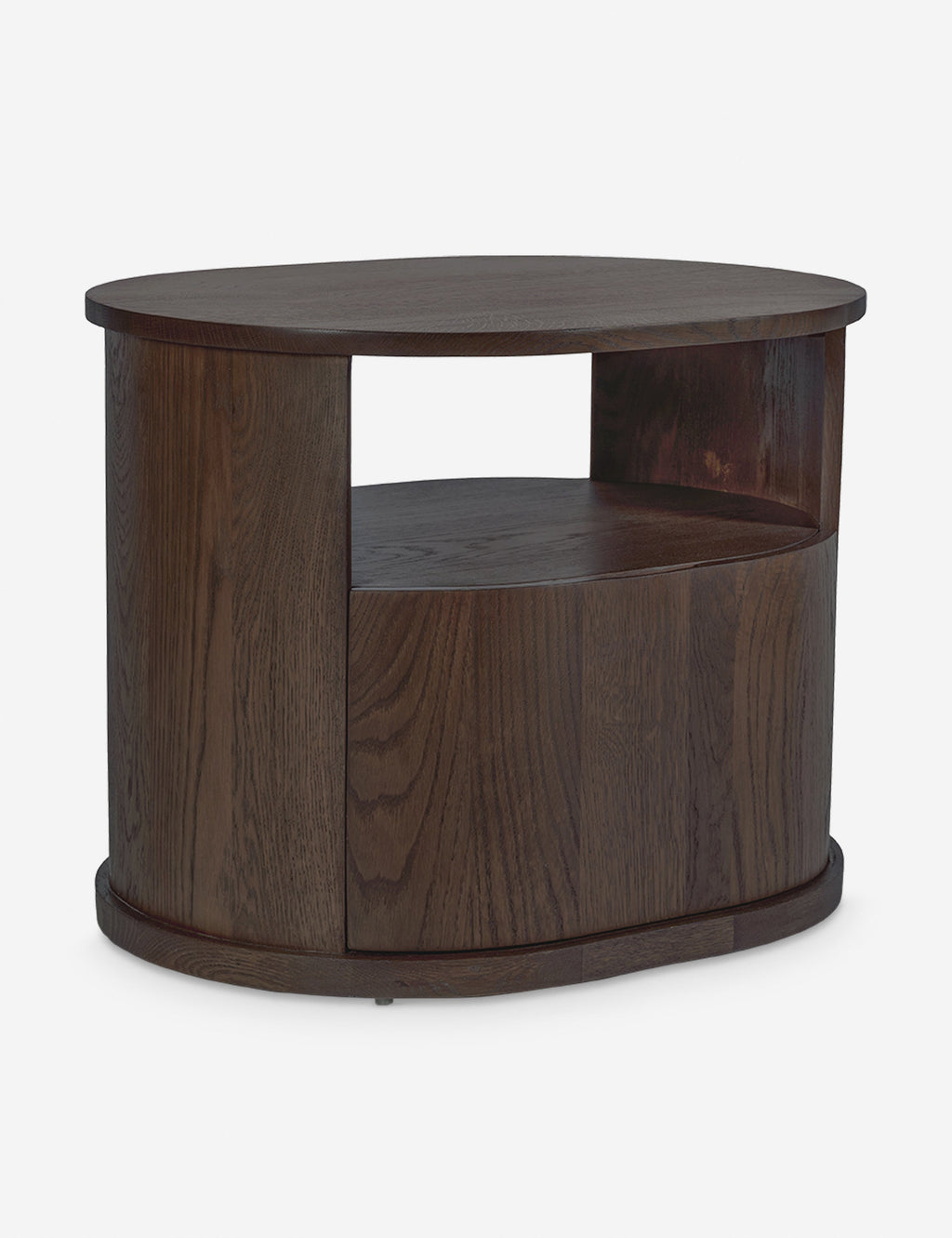 Table de chevet - À la fois sculpturale et équilibrée, la table de chevet Audey apporte une élégance chaleureuse à votre chambre