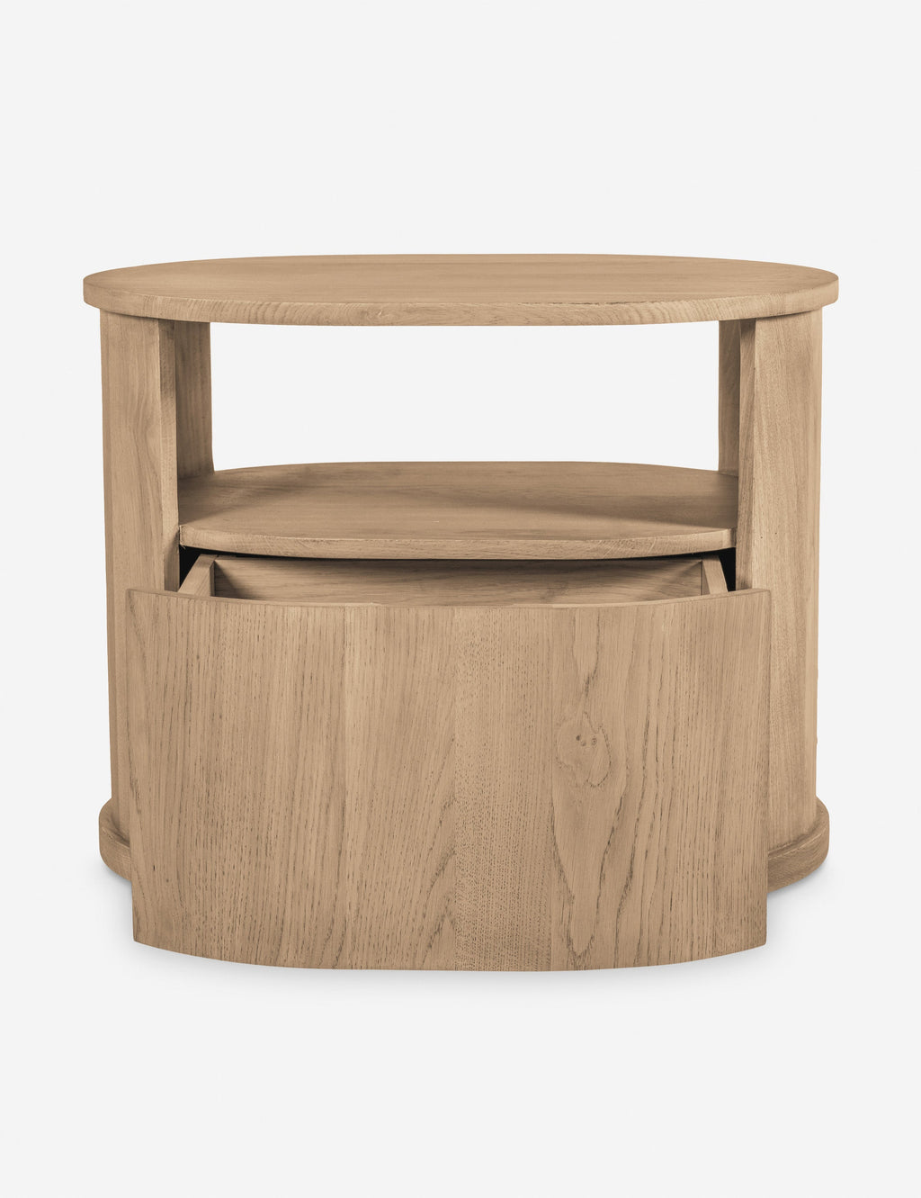 Table de chevet - À la fois sculpturale et équilibrée, la table de chevet Audey apporte une élégance chaleureuse à votre chambre