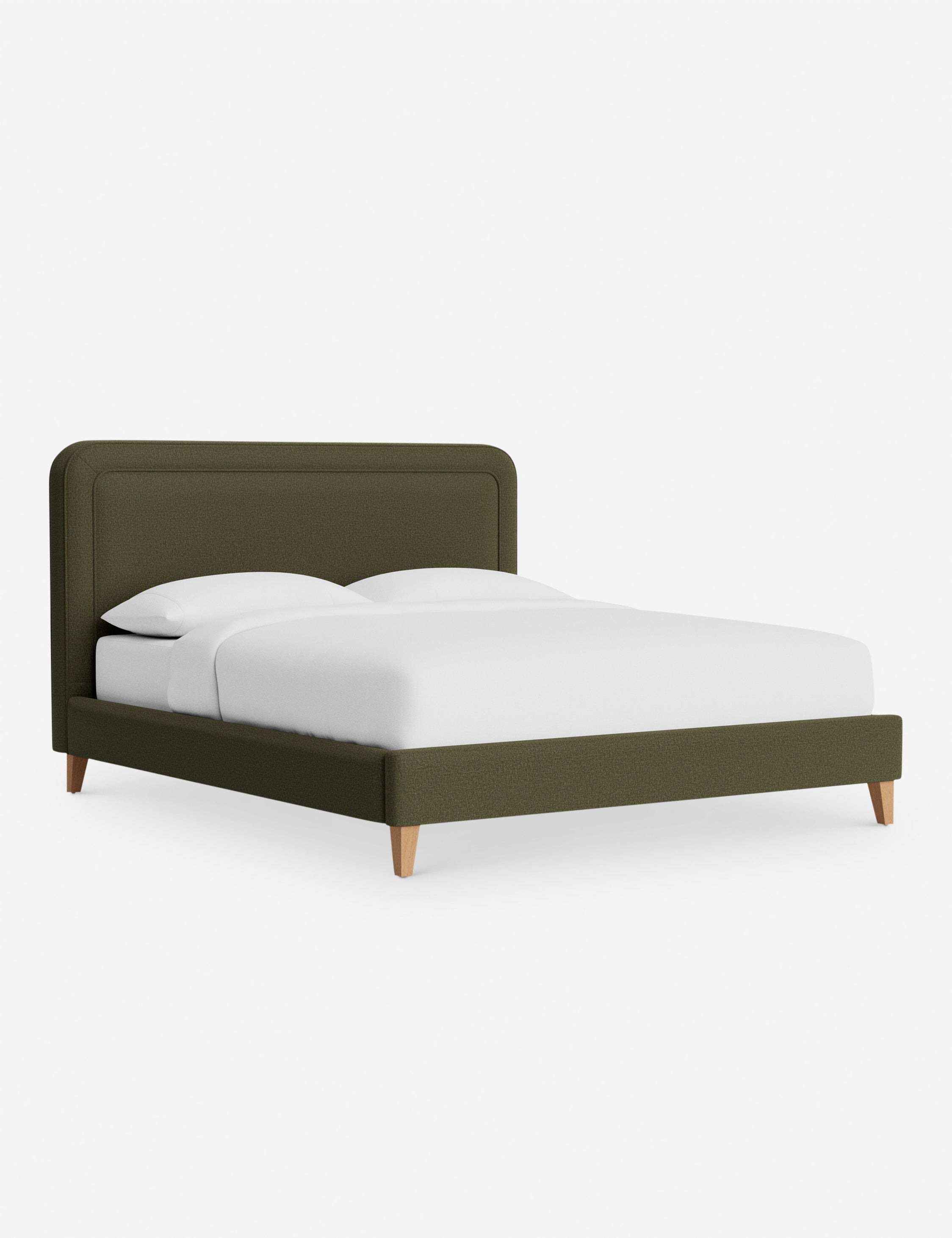 Lit - Avec ses lignes épurées et son cadre rembourré, le lit offre un look à la fois élégant et accueillant