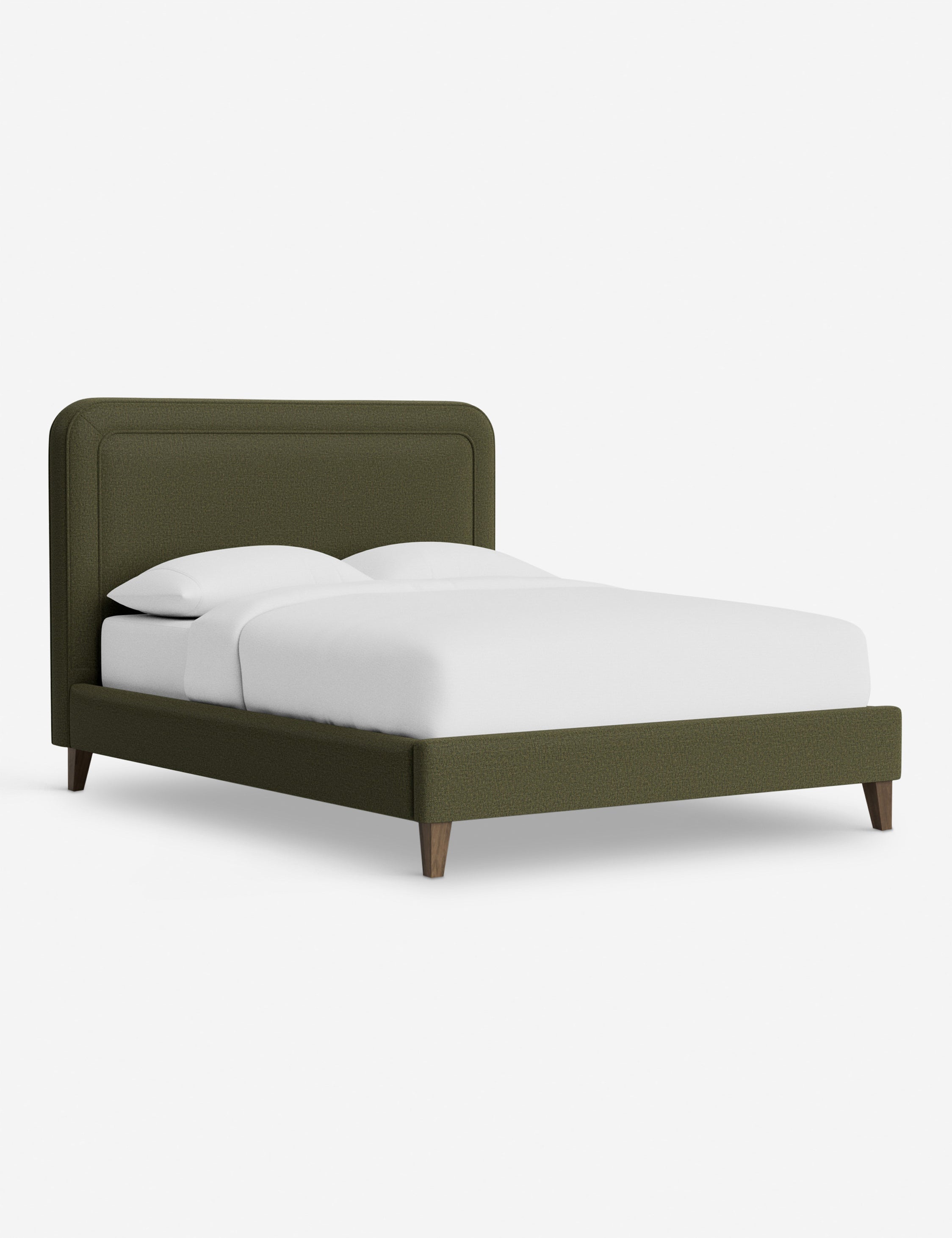 Lit - Avec ses lignes épurées et son cadre rembourré, le lit offre un look à la fois élégant et accueillant
