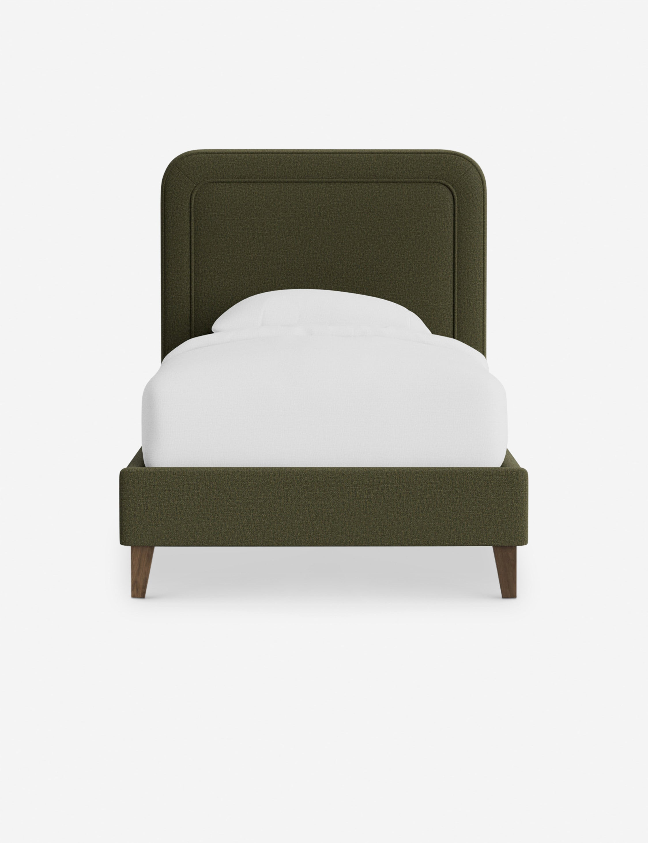 Lit - Avec ses lignes épurées et son cadre rembourré, le lit offre un look à la fois élégant et accueillant