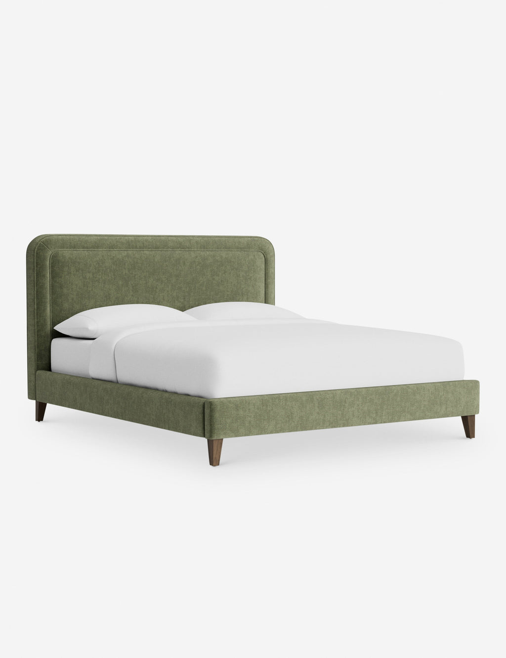 Lit - Avec ses lignes épurées et son cadre rembourré, le lit offre un look à la fois élégant et accueillant