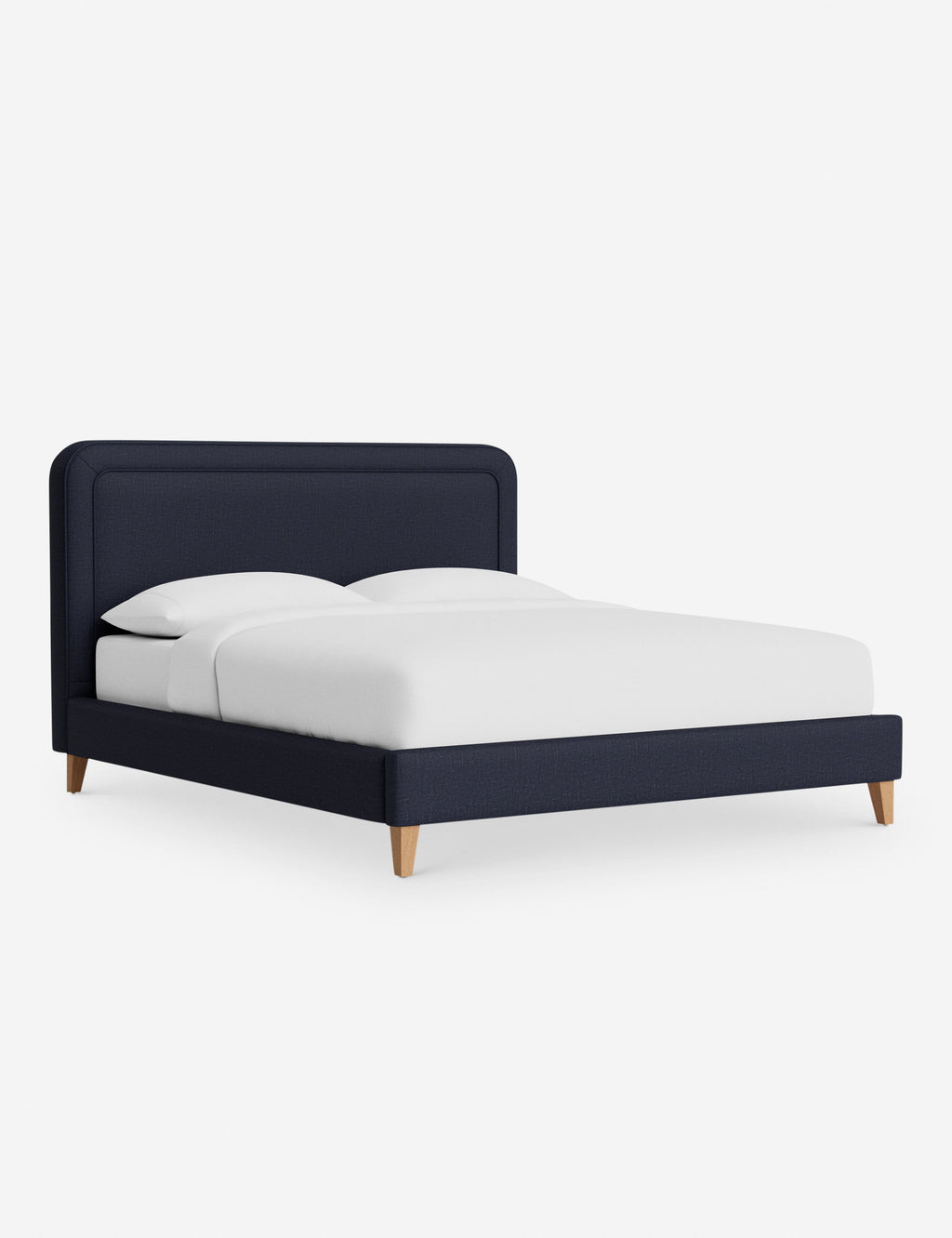Lit - Avec ses lignes épurées et son cadre rembourré, le lit offre un look à la fois élégant et accueillant