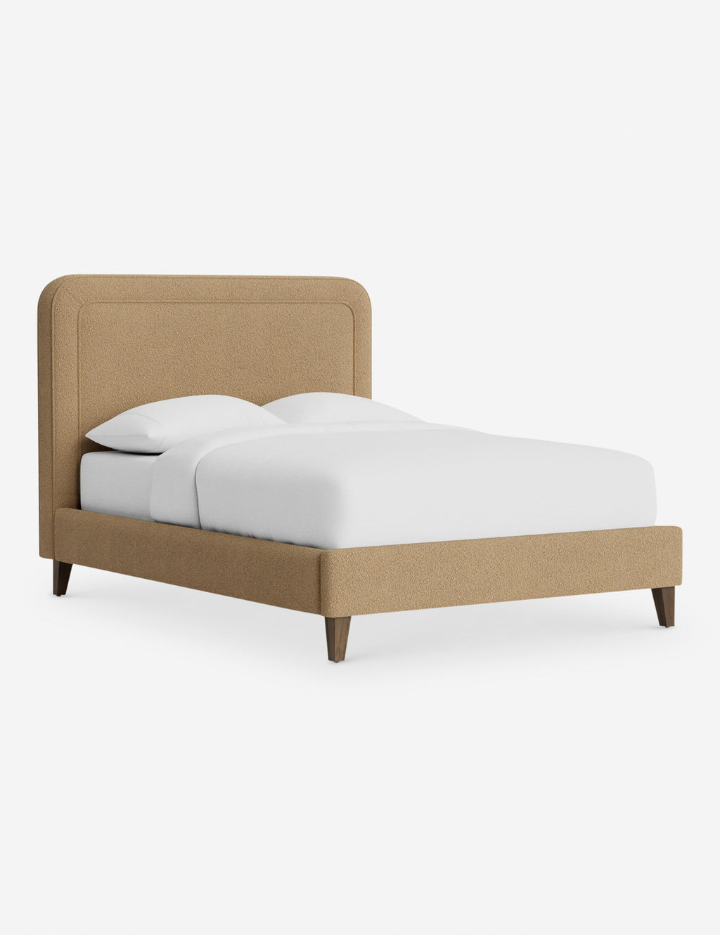 Lit - Avec ses lignes épurées et son cadre rembourré, le lit offre un look à la fois élégant et accueillant