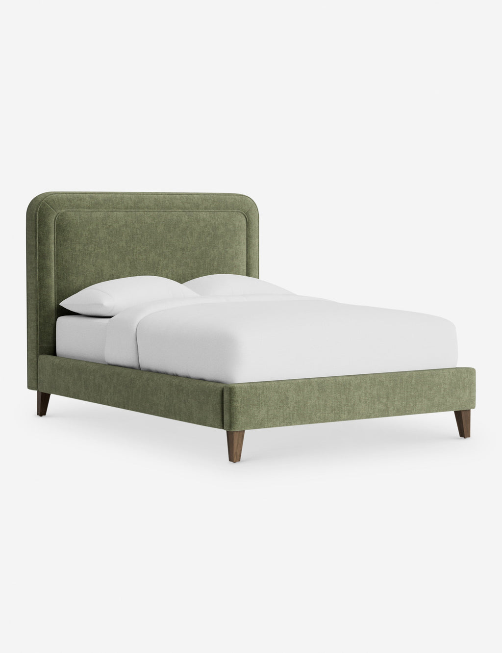 Lit - Avec ses lignes épurées et son cadre rembourré, le lit offre un look à la fois élégant et accueillant