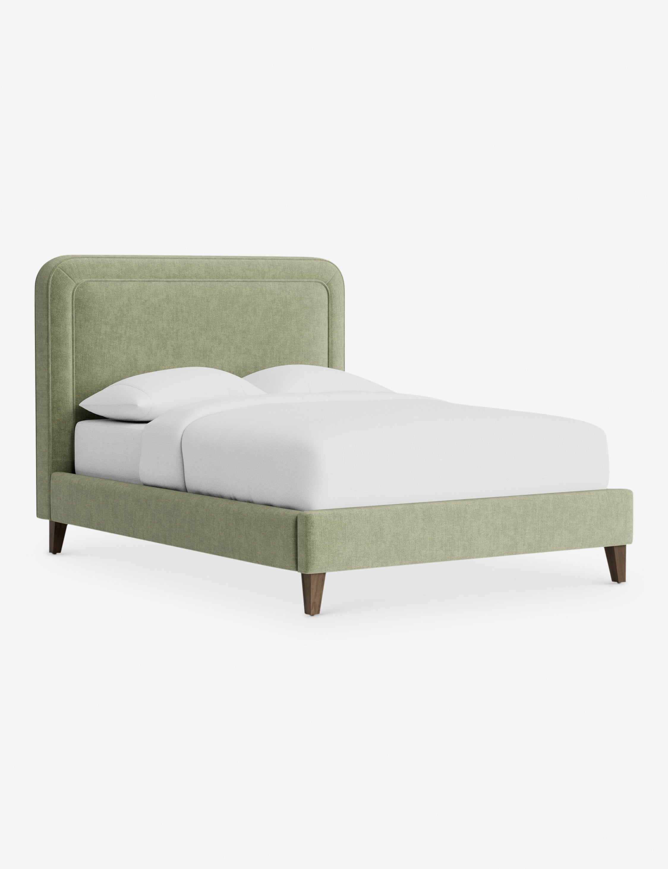 Lit - Avec ses lignes épurées et son cadre rembourré, le lit offre un look à la fois élégant et accueillant