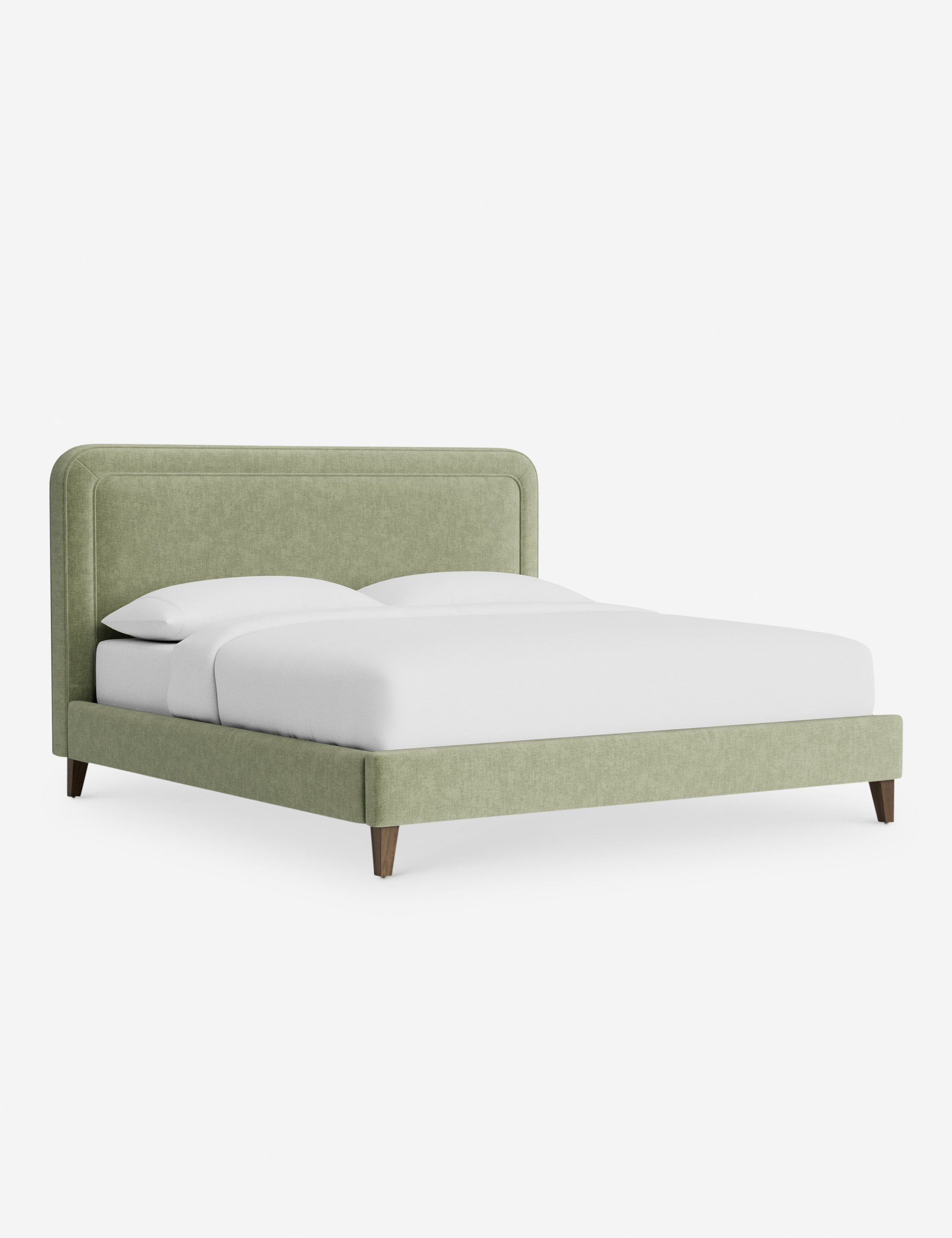 Lit - Avec ses lignes épurées et son cadre rembourré, le lit offre un look à la fois élégant et accueillant