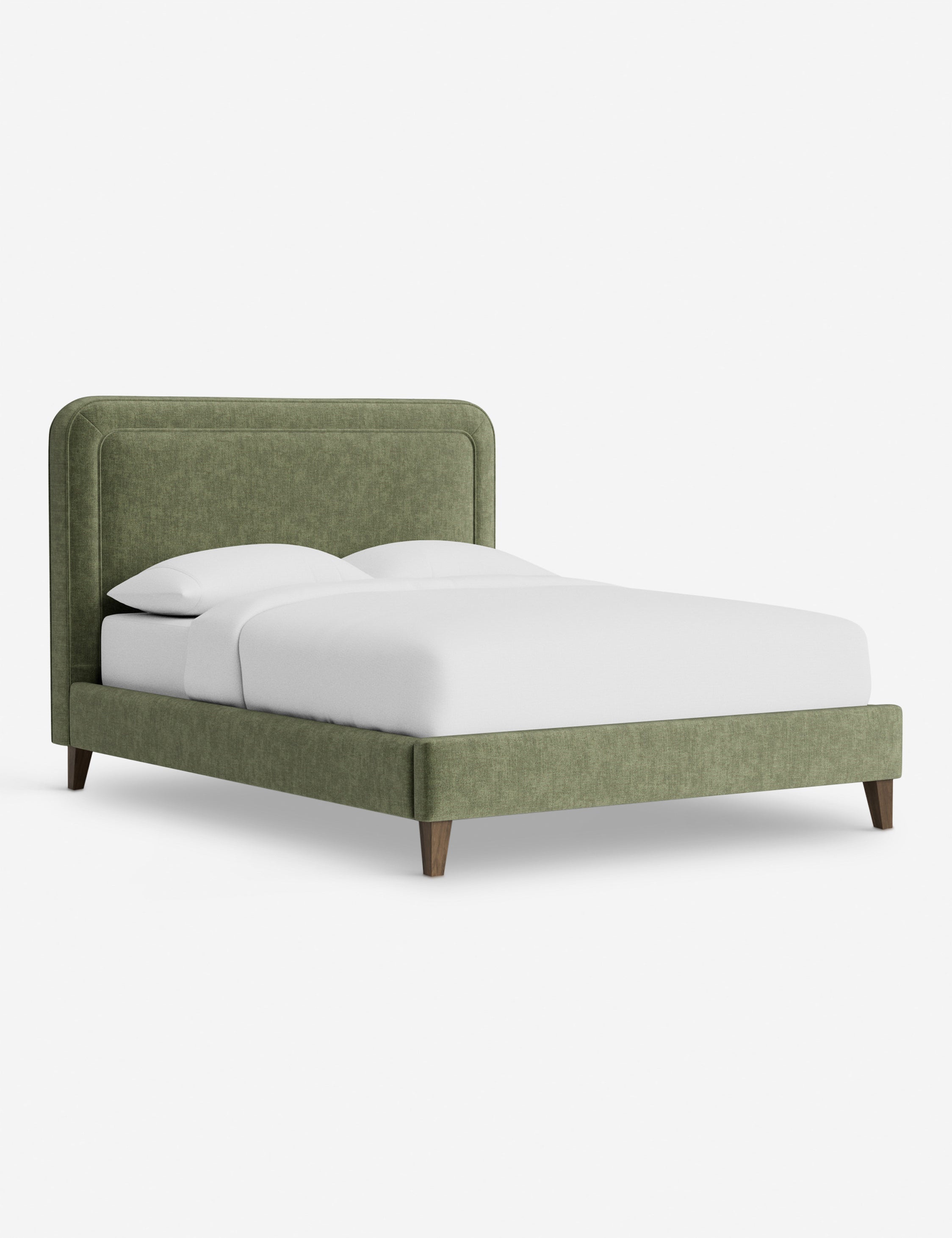 Lit - Avec ses lignes épurées et son cadre rembourré, le lit offre un look à la fois élégant et accueillant