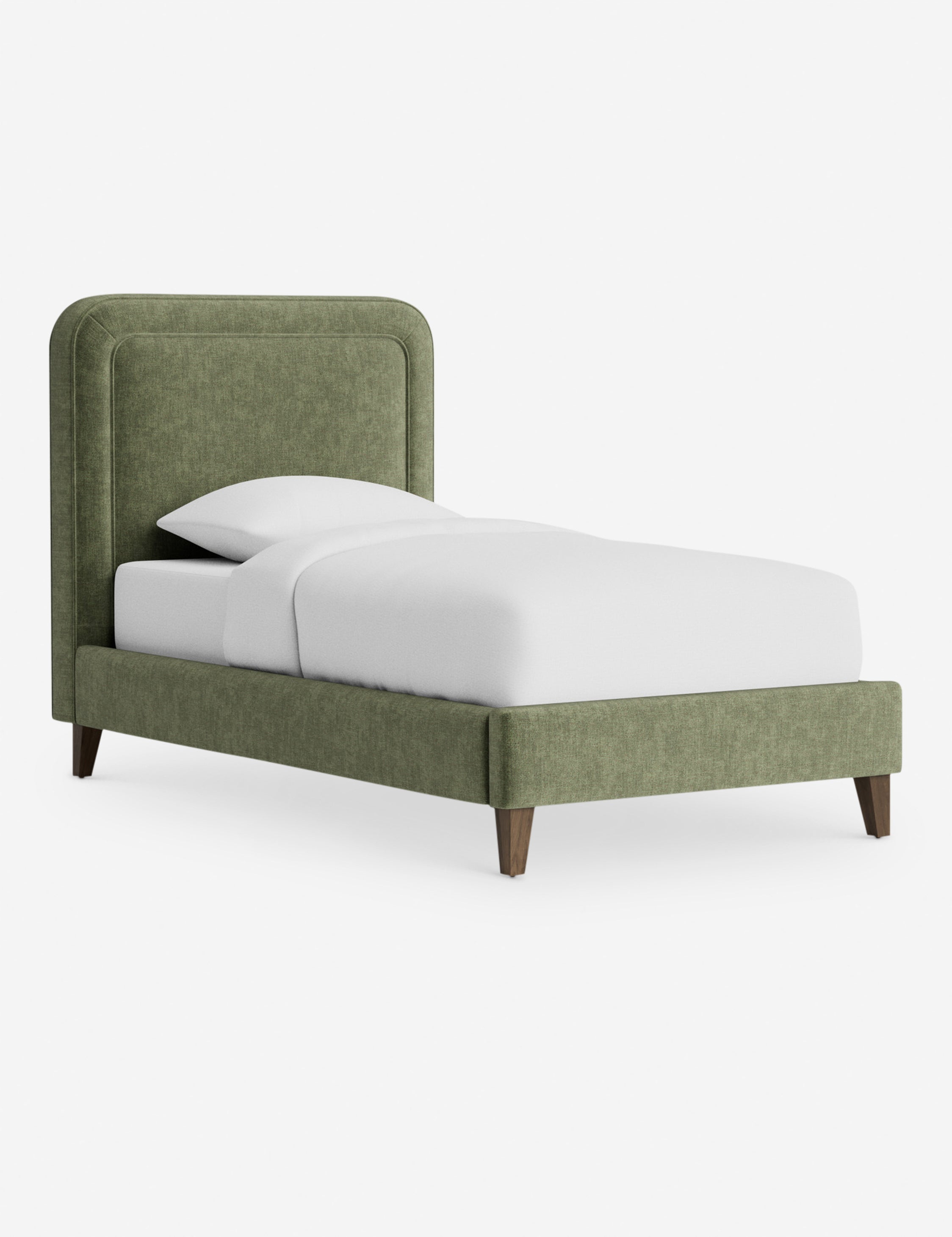 Lit - Avec ses lignes épurées et son cadre rembourré, le lit offre un look à la fois élégant et accueillant