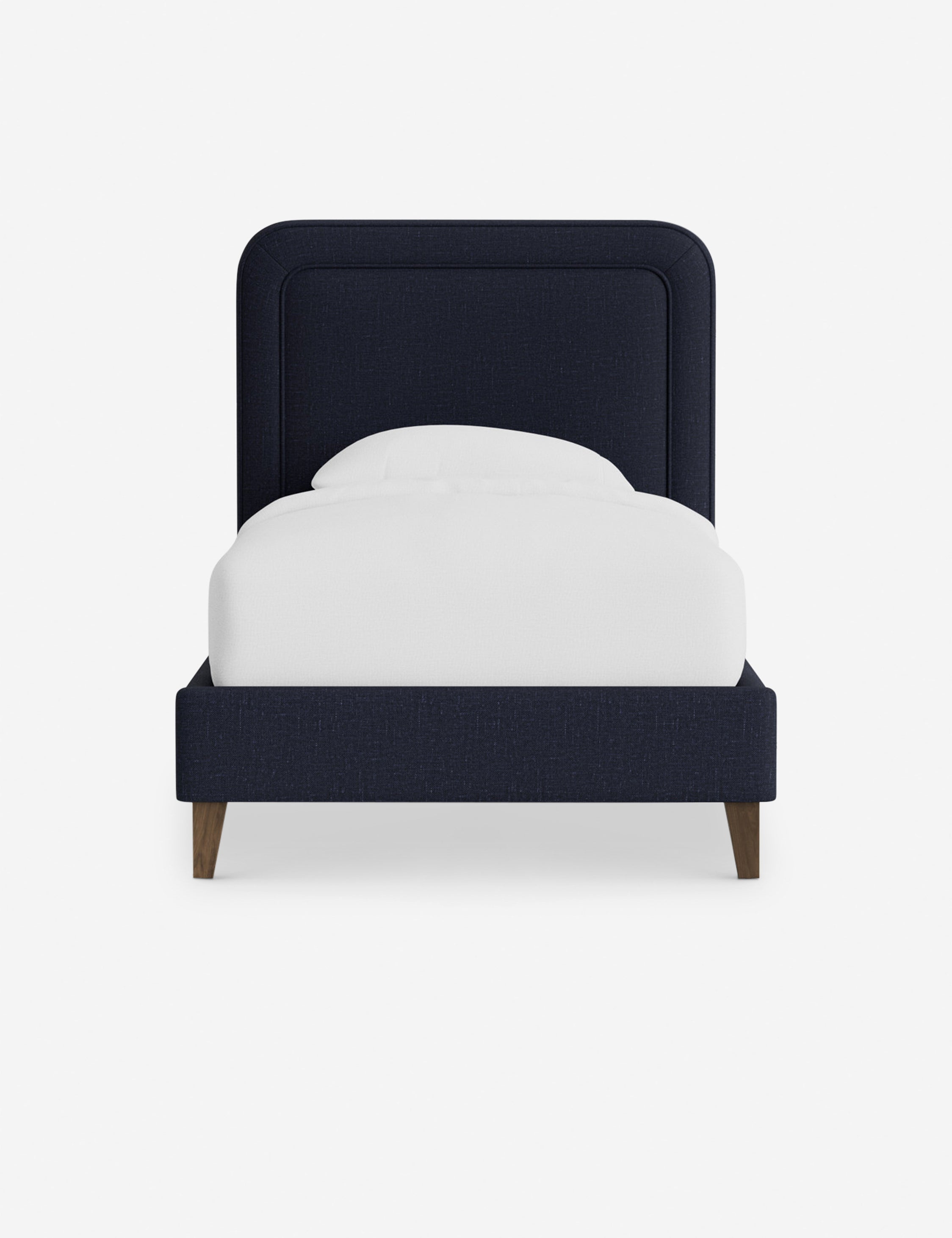 Lit - Avec ses lignes épurées et son cadre rembourré, le lit offre un look à la fois élégant et accueillant