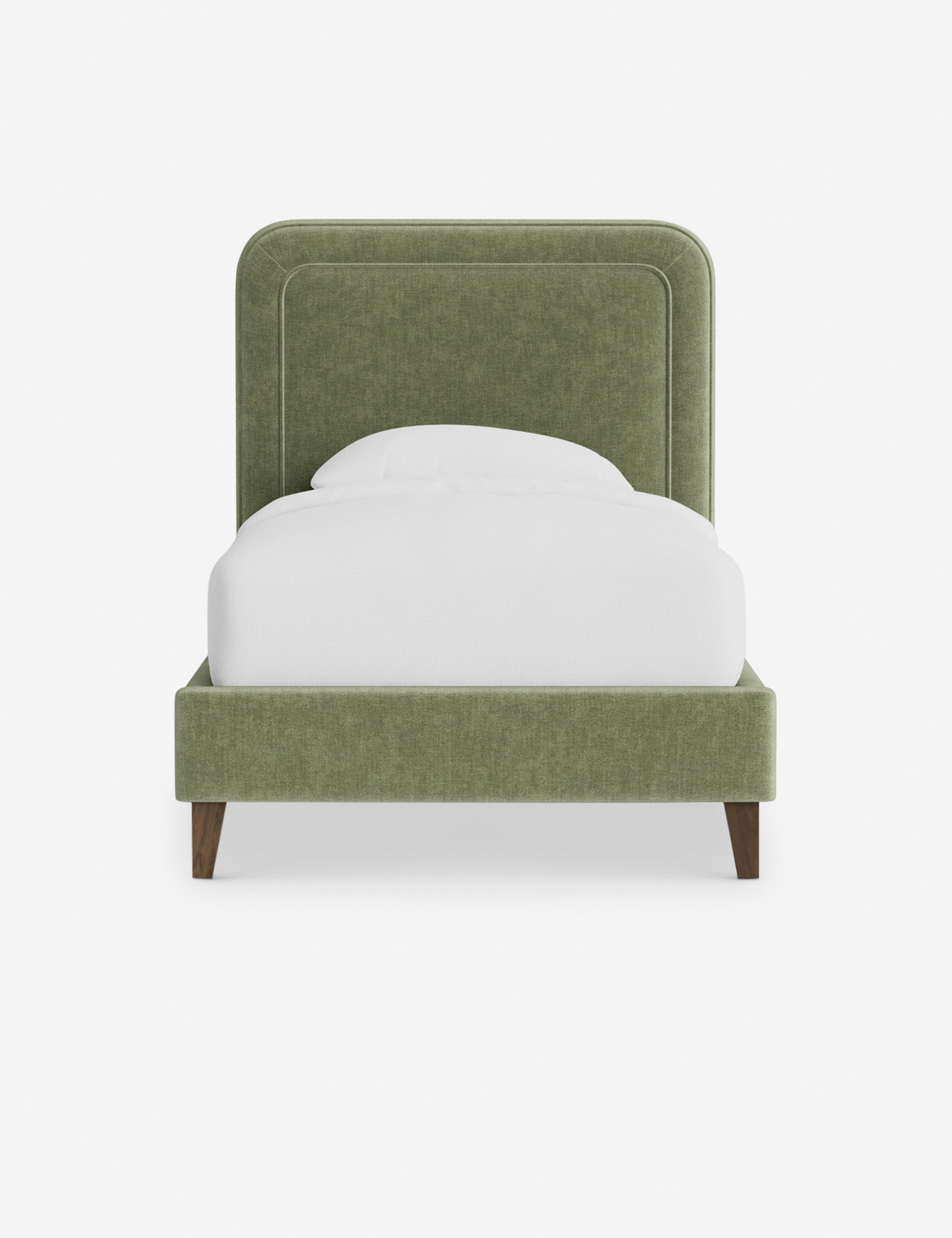 Lit - Avec ses lignes épurées et son cadre rembourré, le lit offre un look à la fois élégant et accueillant