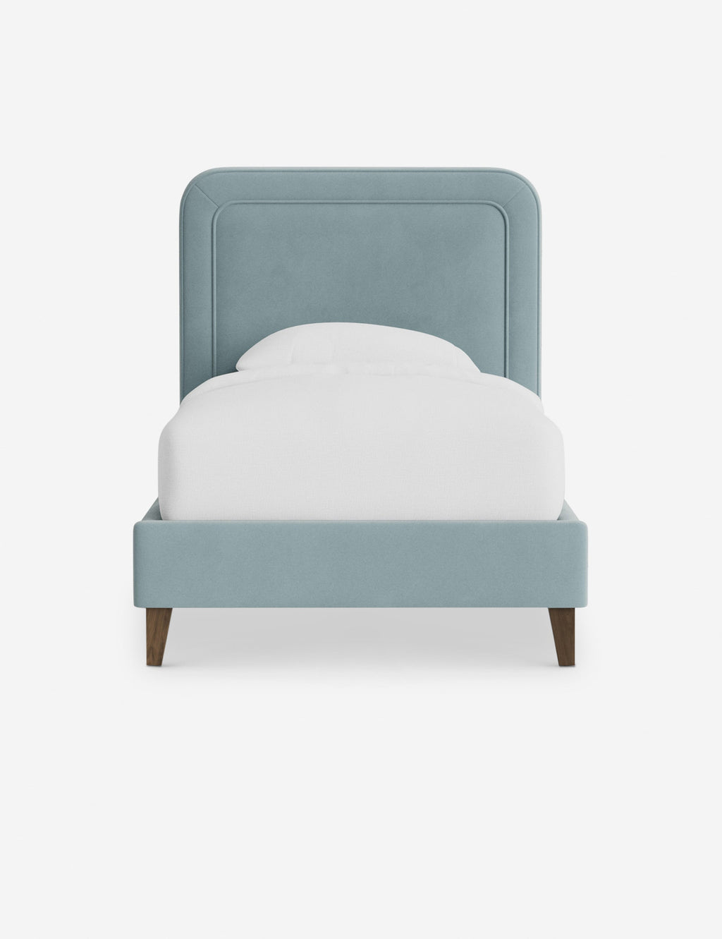 Lit - Avec ses lignes épurées et son cadre rembourré, le lit offre un look à la fois élégant et accueillant