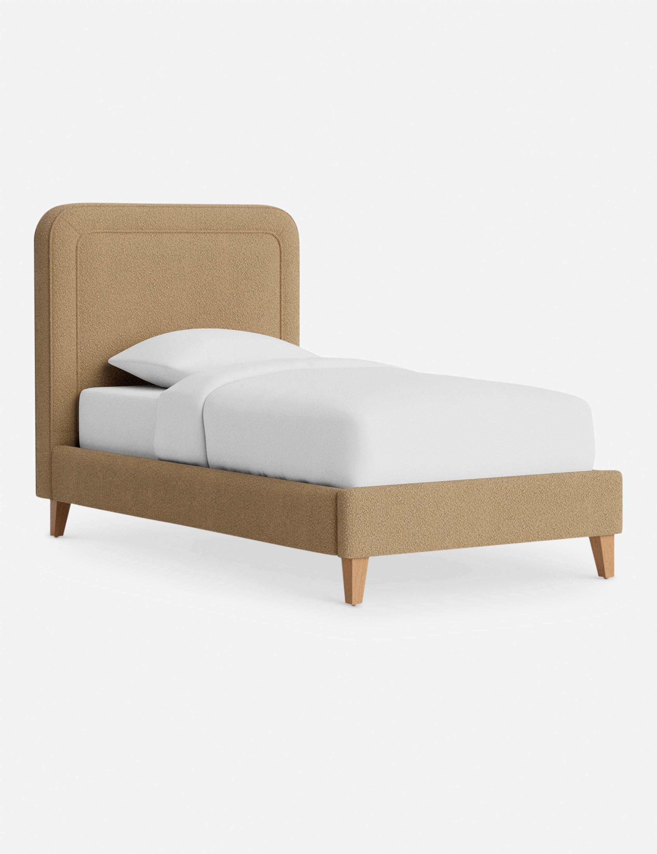 Lit - Avec ses lignes épurées et son cadre rembourré, le lit offre un look à la fois élégant et accueillant