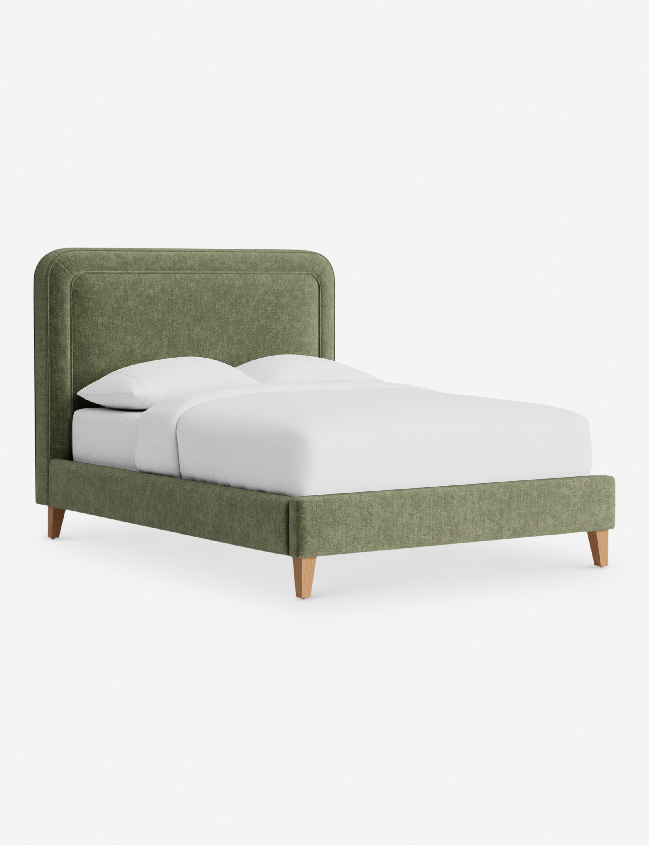 Lit - Avec ses lignes épurées et son cadre rembourré, le lit offre un look à la fois élégant et accueillant
