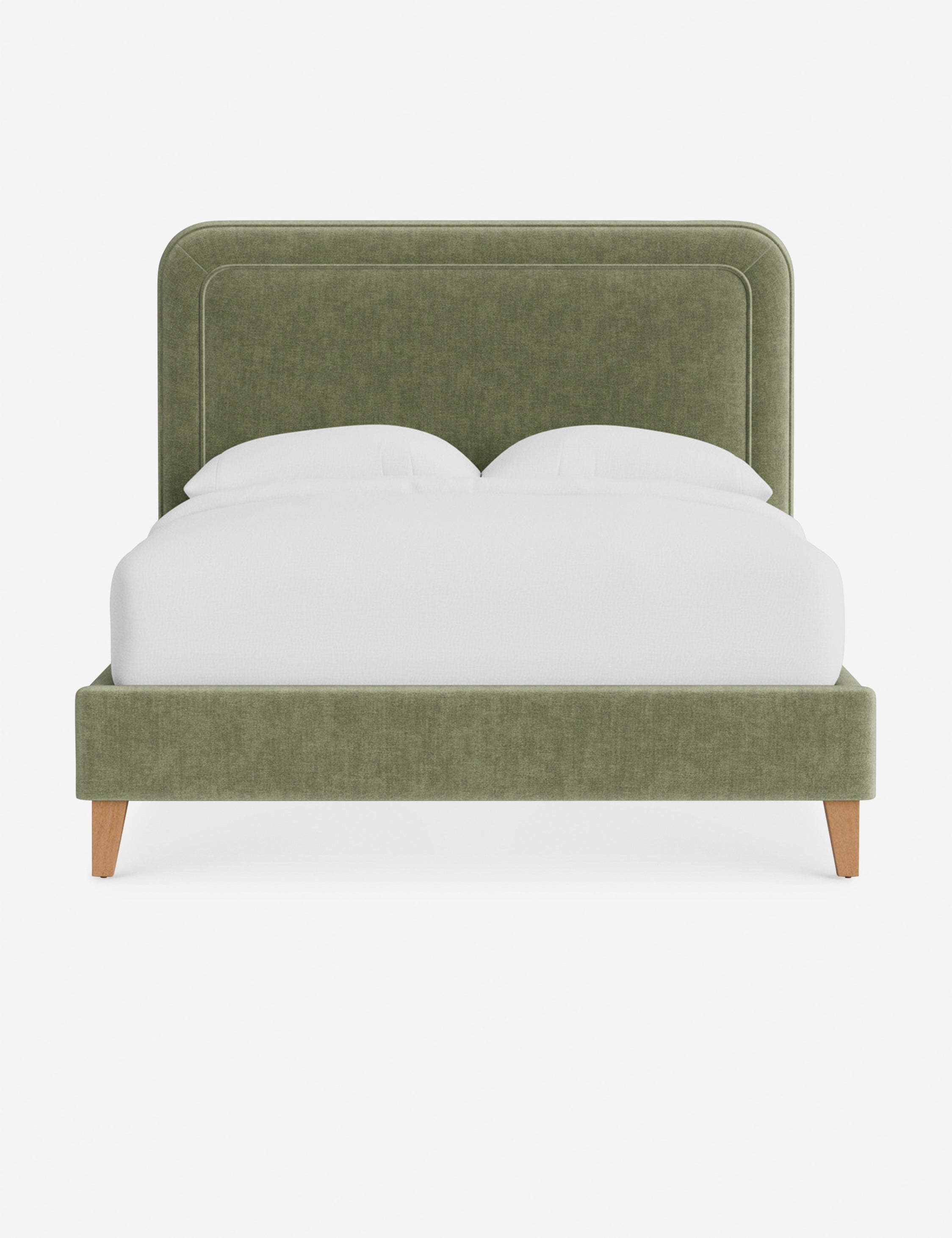 Lit - Avec ses lignes épurées et son cadre rembourré, le lit offre un look à la fois élégant et accueillant