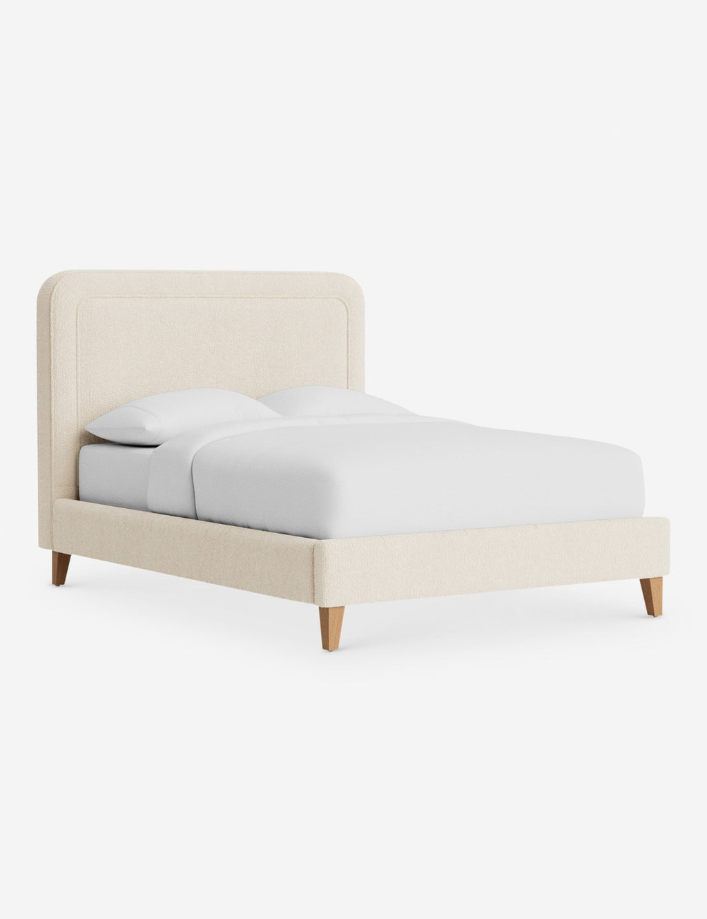 Lit - Avec ses lignes épurées et son cadre rembourré, le lit offre un look à la fois élégant et accueillant