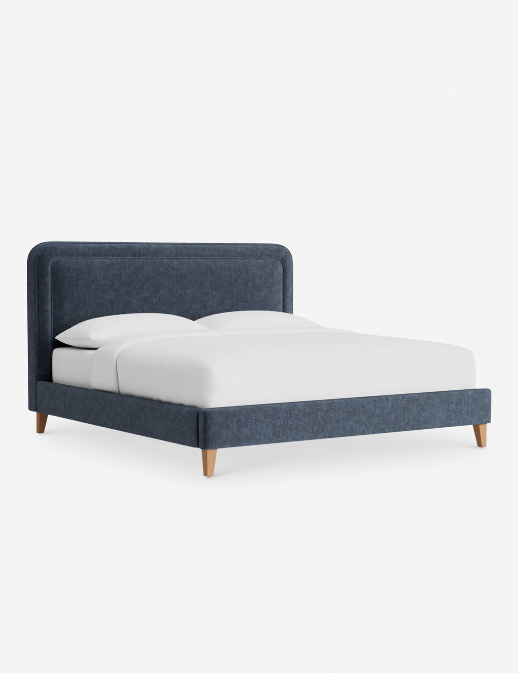 Lit - Avec ses lignes épurées et son cadre rembourré, le lit offre un look à la fois élégant et accueillant