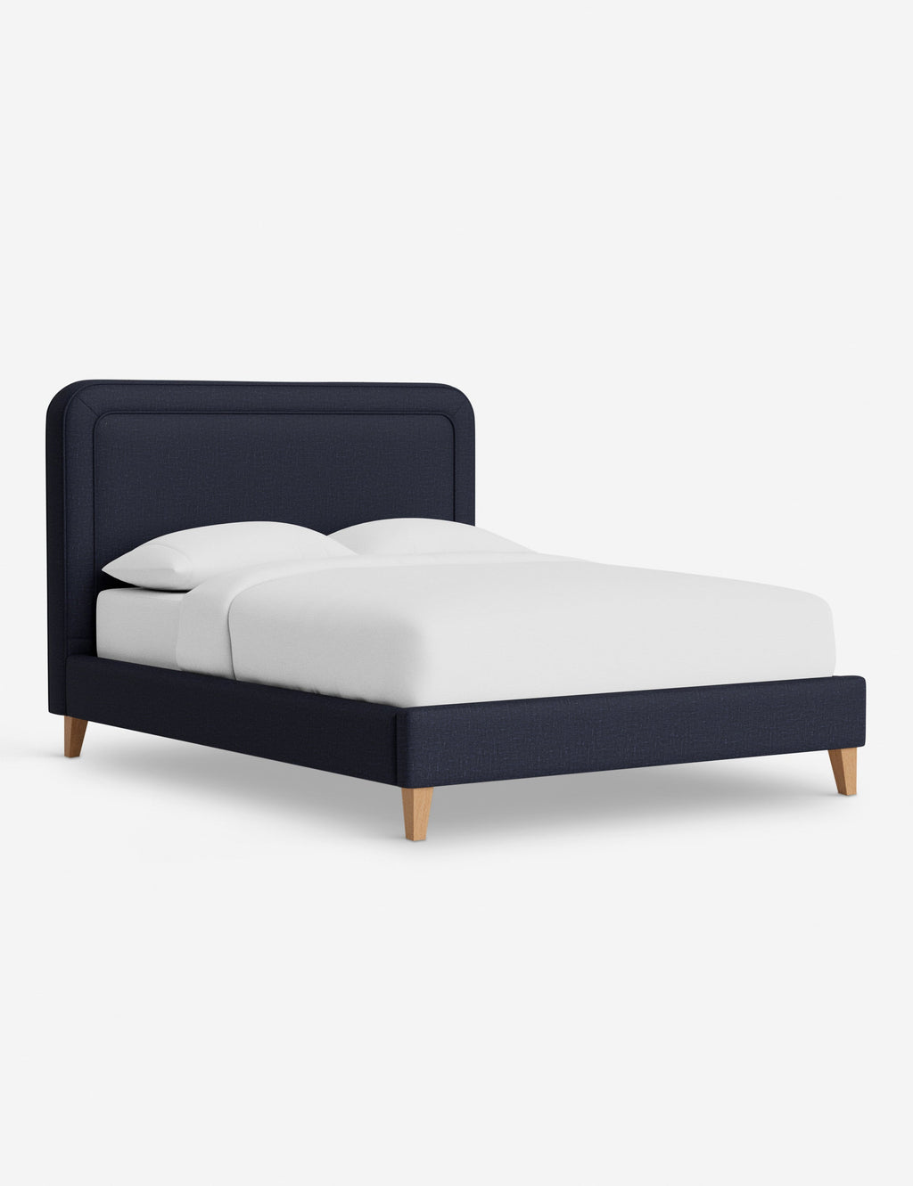 Lit - Avec ses lignes épurées et son cadre rembourré, le lit offre un look à la fois élégant et accueillant