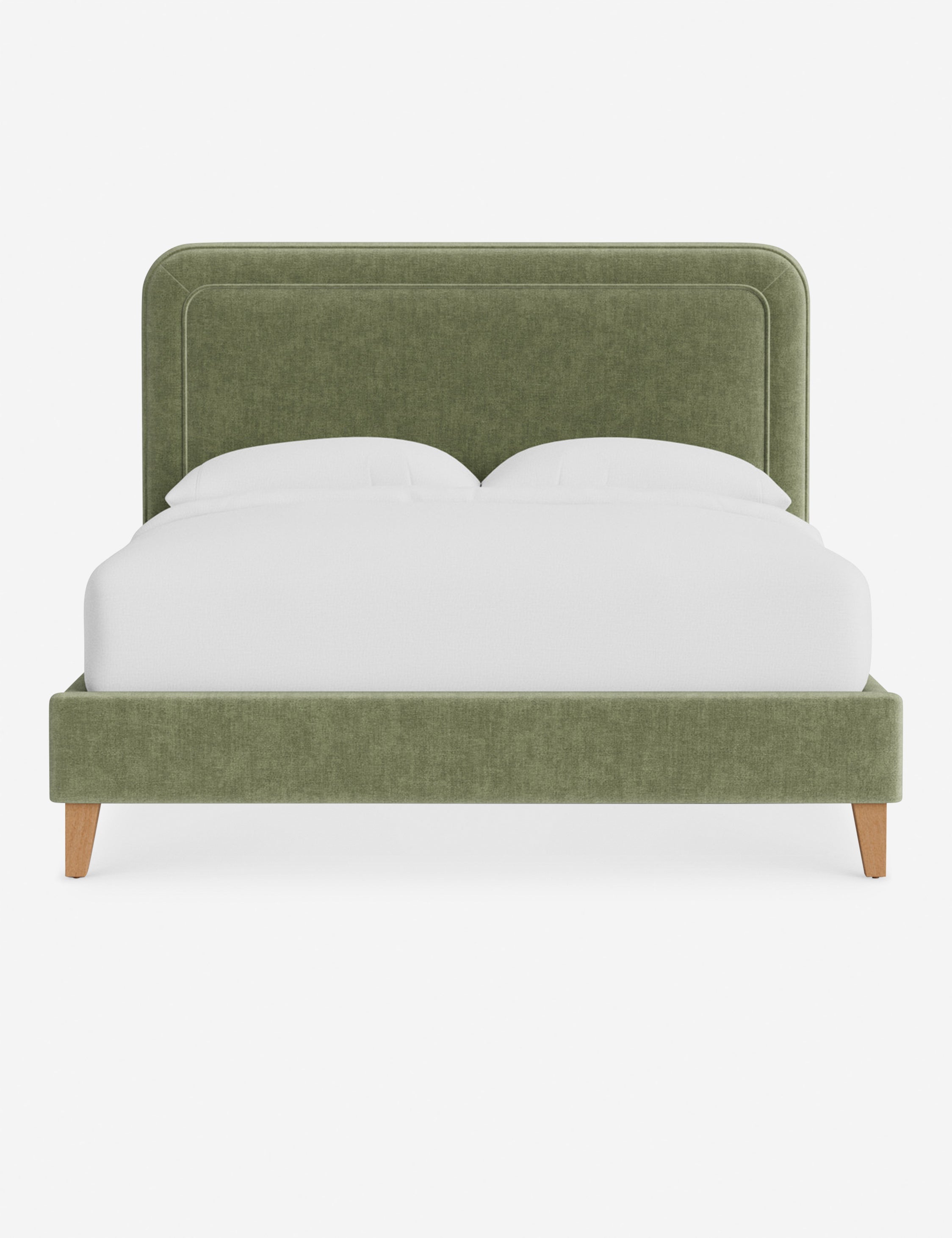Lit - Avec ses lignes épurées et son cadre rembourré, le lit offre un look à la fois élégant et accueillant